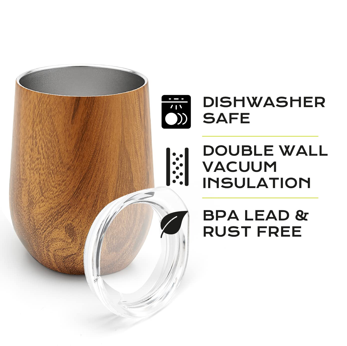Balibetov 5 Pcs Large Yerba Mate Cup And Bombilla Kit, Includes One 8 Oz Yerba Mate Gourd With Lid, Two Bombillas Mate Straw And