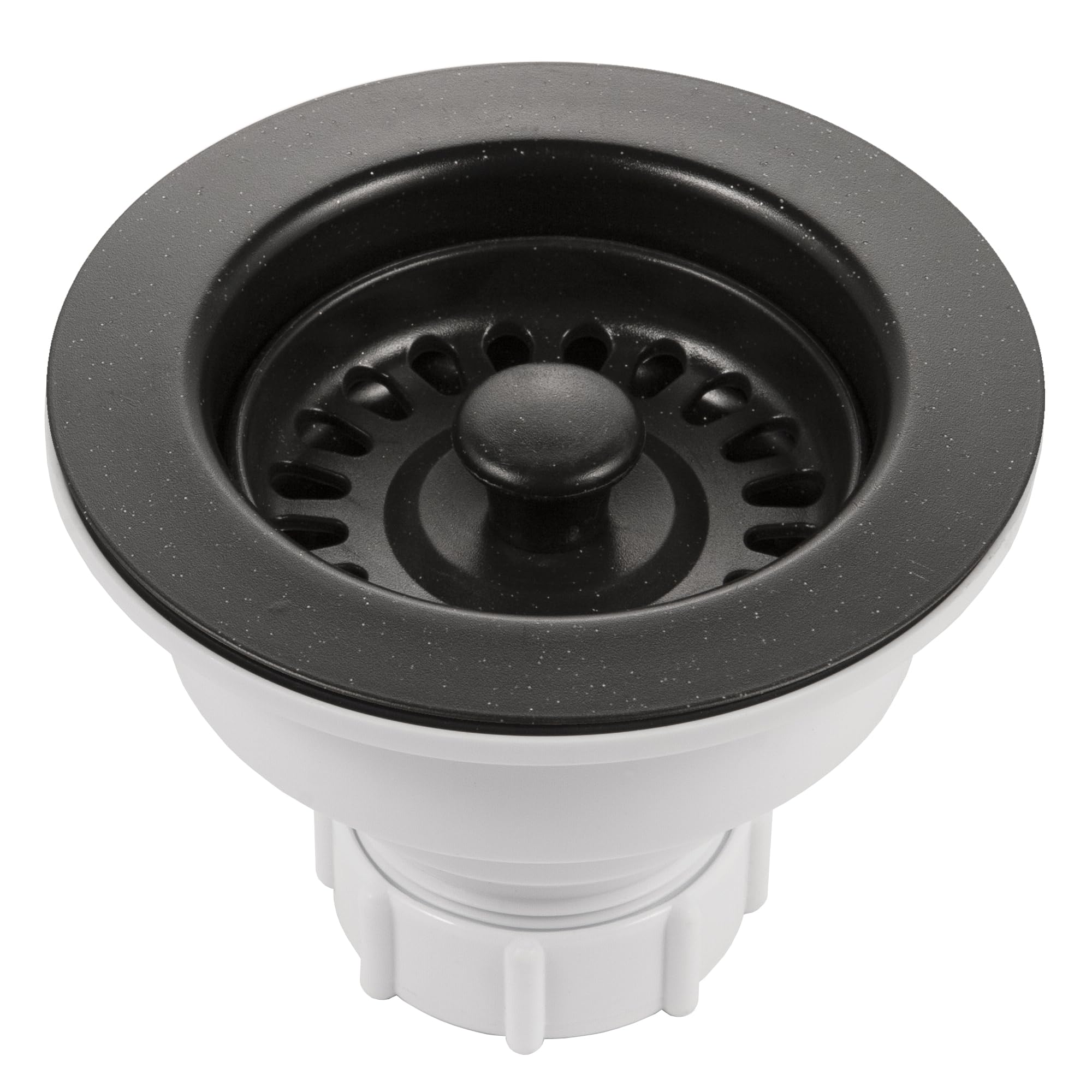 Houzer 190-9268 3-1/2 Inch Granite Black Basket Sink Strainer, 4-1/2'' X 3-7/16''