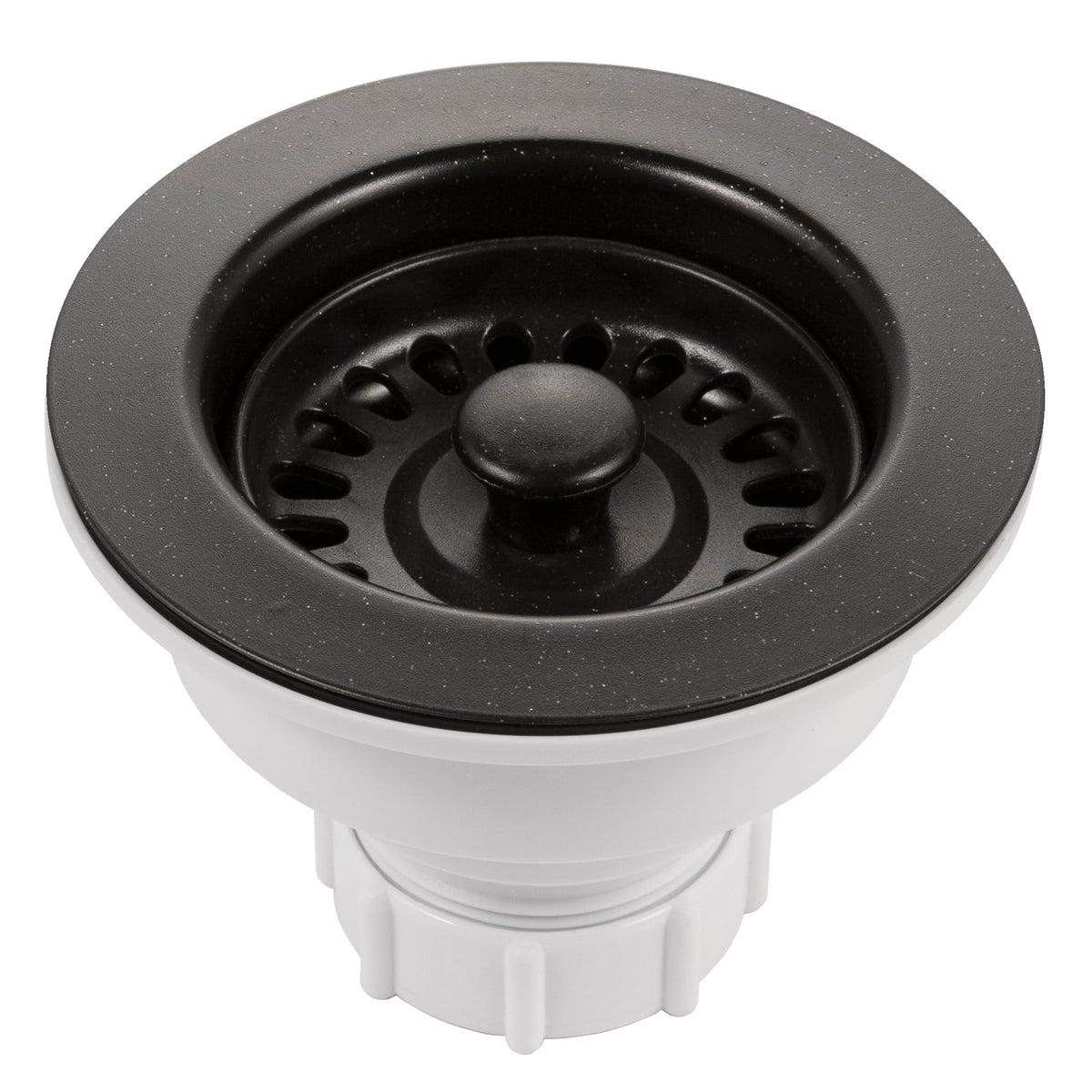 Houzer 190-9268 3-1/2 Inch Granite Black Basket Sink Strainer, 4-1/2'' X 3-7/16''