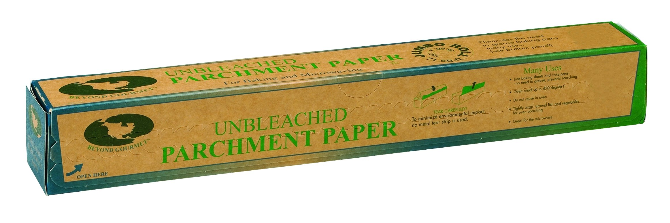 Beyond Gourmet Unbleached Non-Stick Parchment Paper, 71-Square-Feet