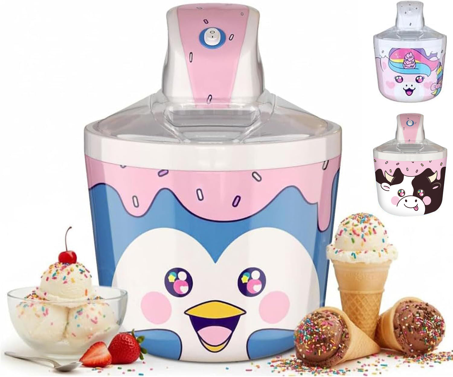 Electric Ice Cream Maker for Kids (1.2 Qt)
