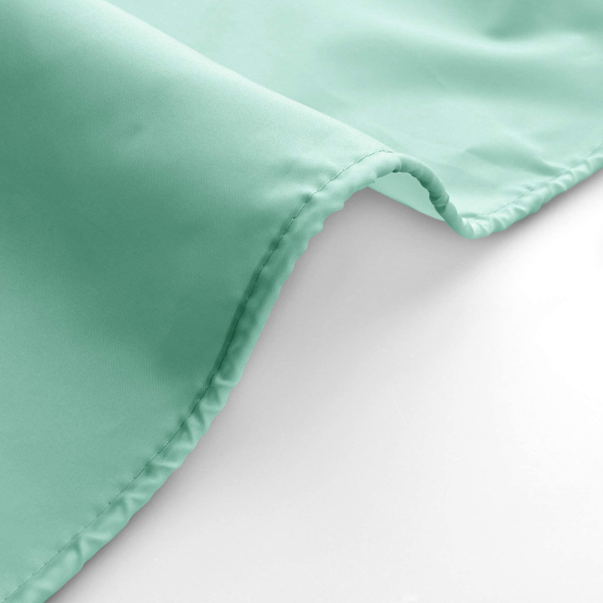 Eurcross Green Fabric Shower Curtain Liner Extra Long 72 X 84 Inches,Water-Repellent Medium Weight Cloth Shower Curtains For Bat