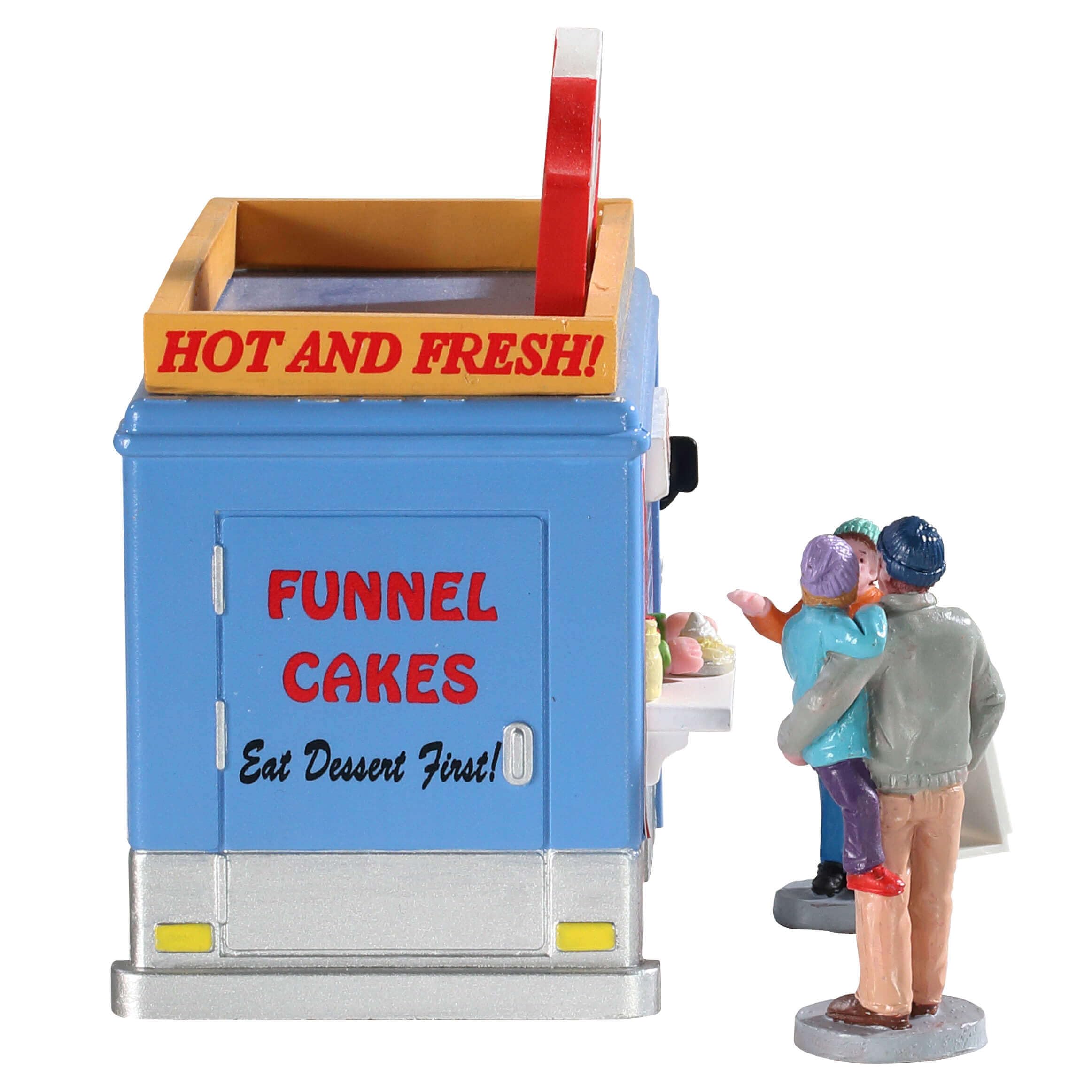 Lemax Funnel Cakes Food Truck, Set Of 4#93420