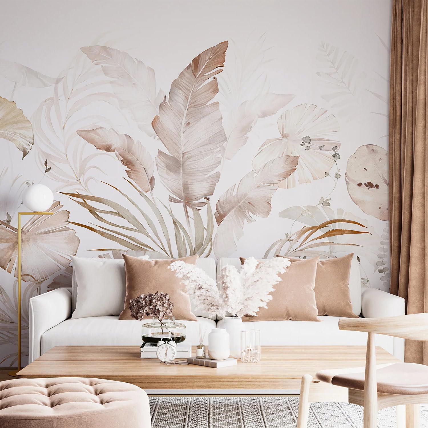 PYFFYP- Tropical Jungle Peel and Stick Wallpaper murals for Living Room