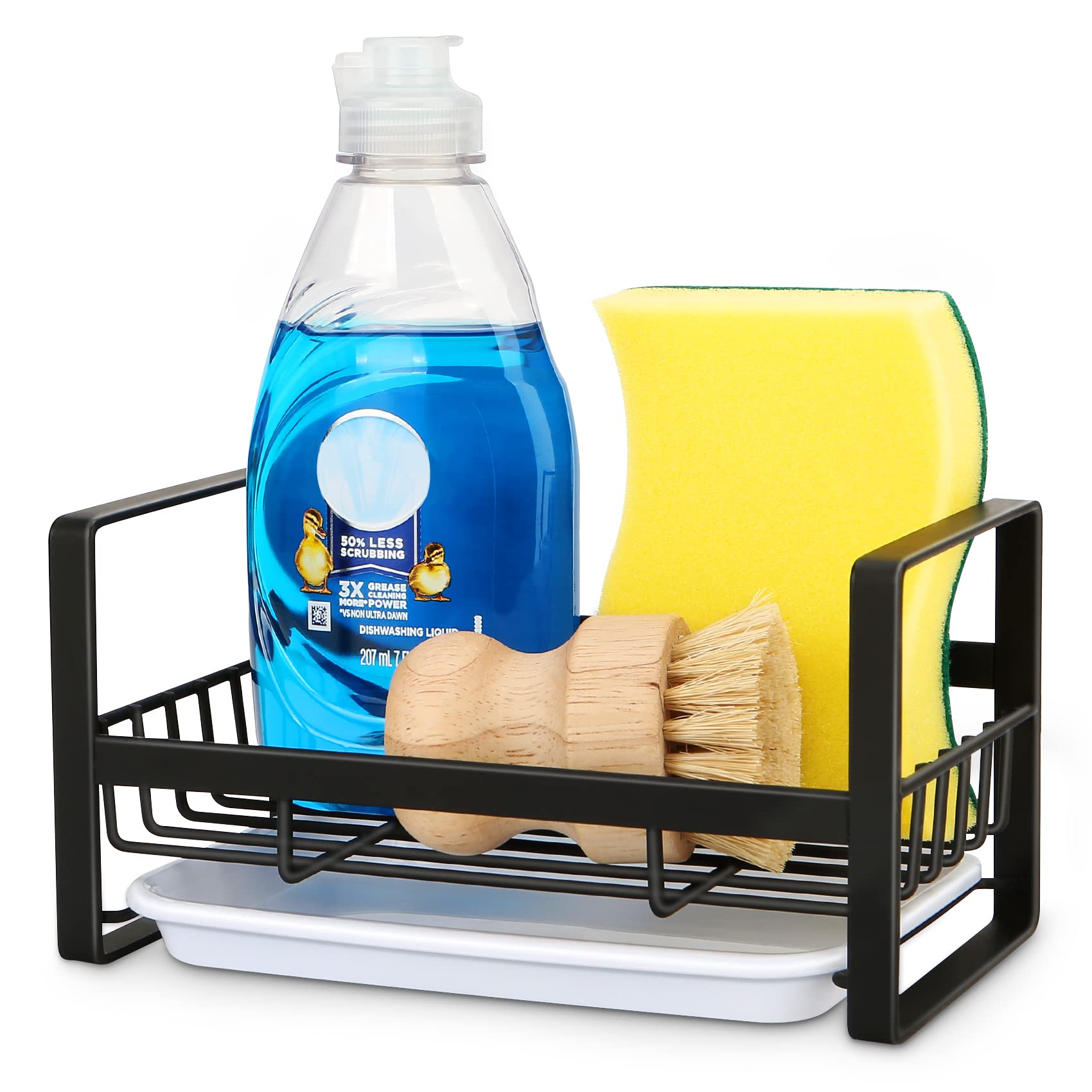 Shfks Kitchen Sink Caddy, Sponge Holder For Kitchen Sink,Kitchen Sink Organizer,Kitchen Sponge Holder,Dish Sponger Holder,Dish S
