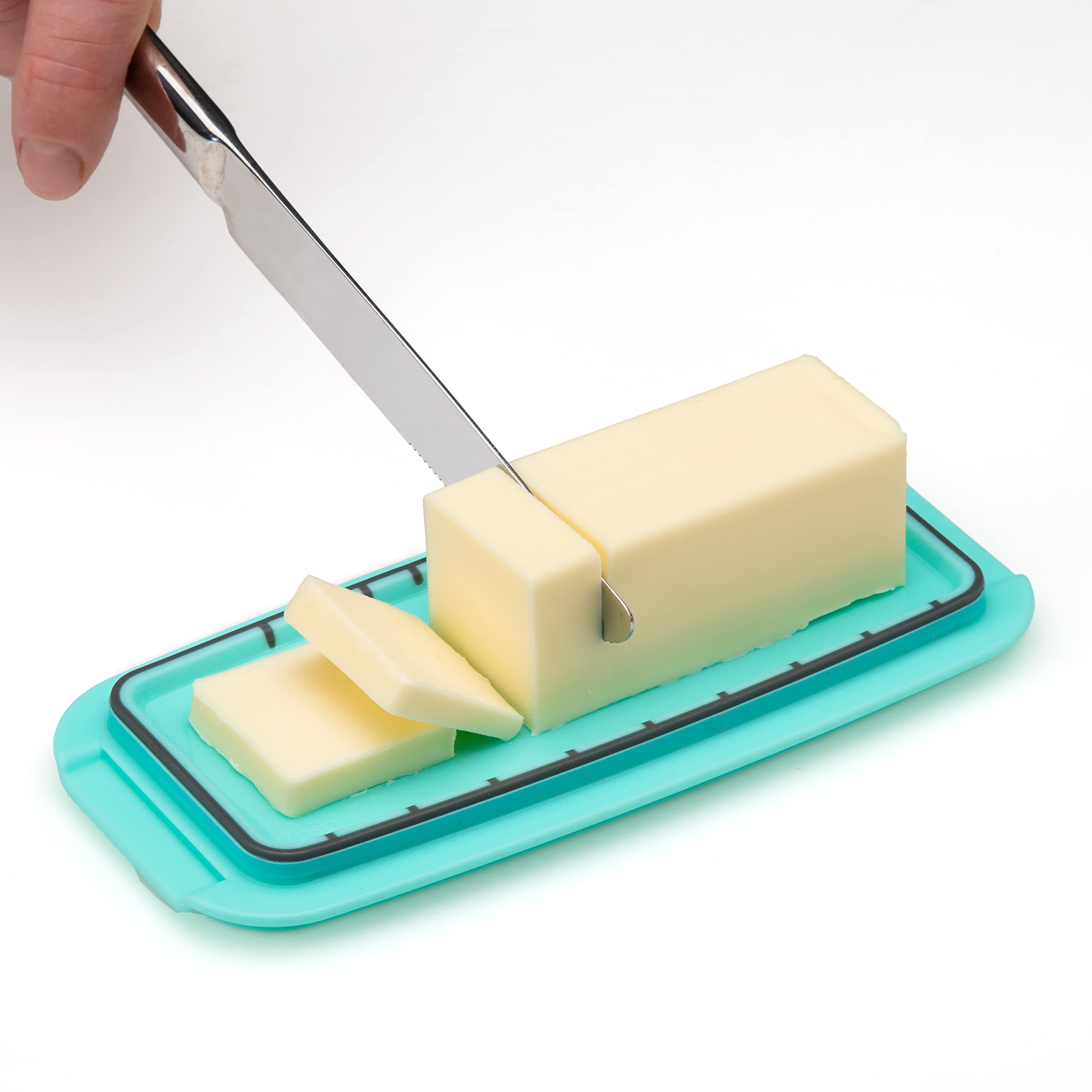 Progressive International Prokeeper Butter Container (Turquoise, Single)