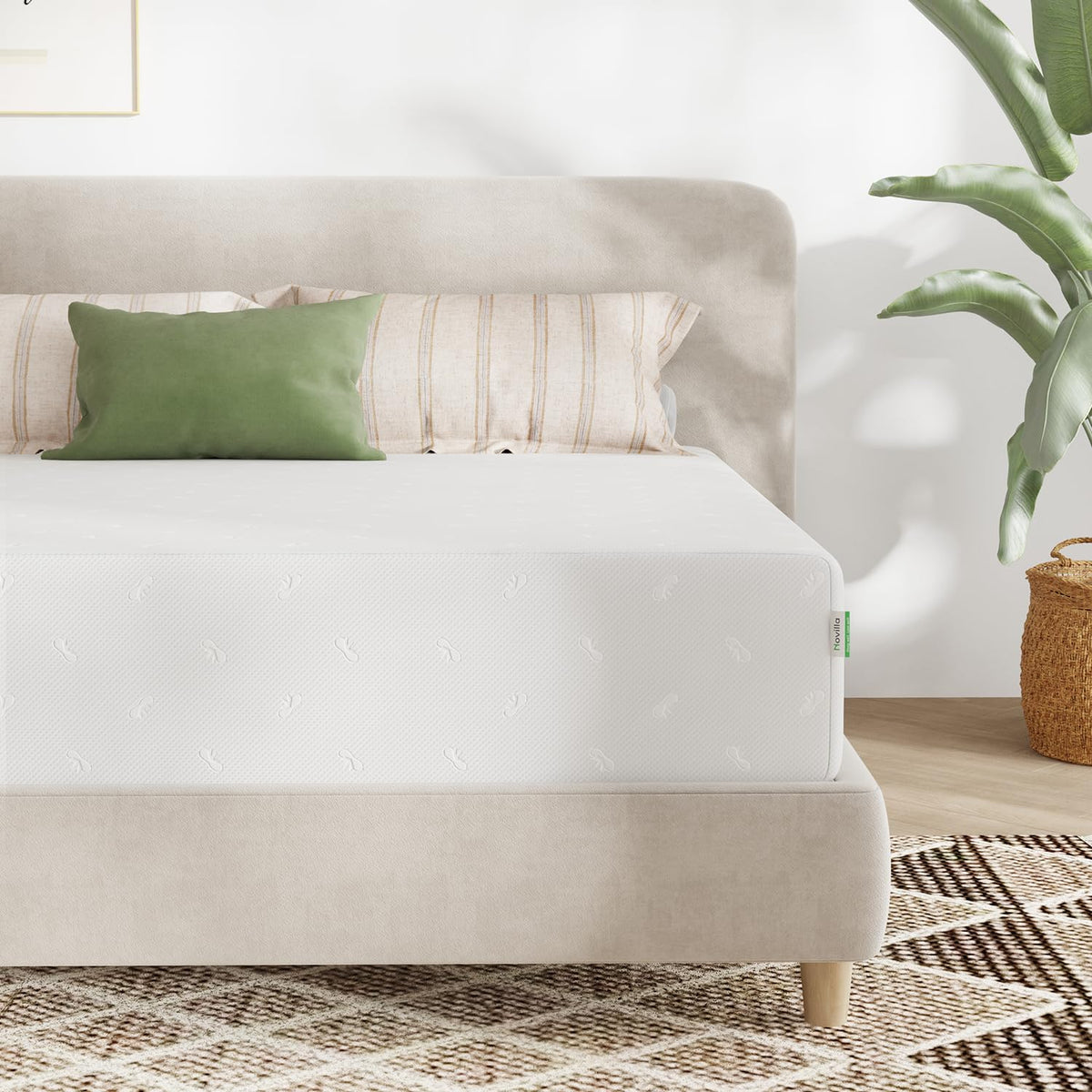Novilla Full Size Mattress, 10 Inch Memory Foam Mattress Full For Supportive & Pressure Relief, Removable Washable Mattress Cove