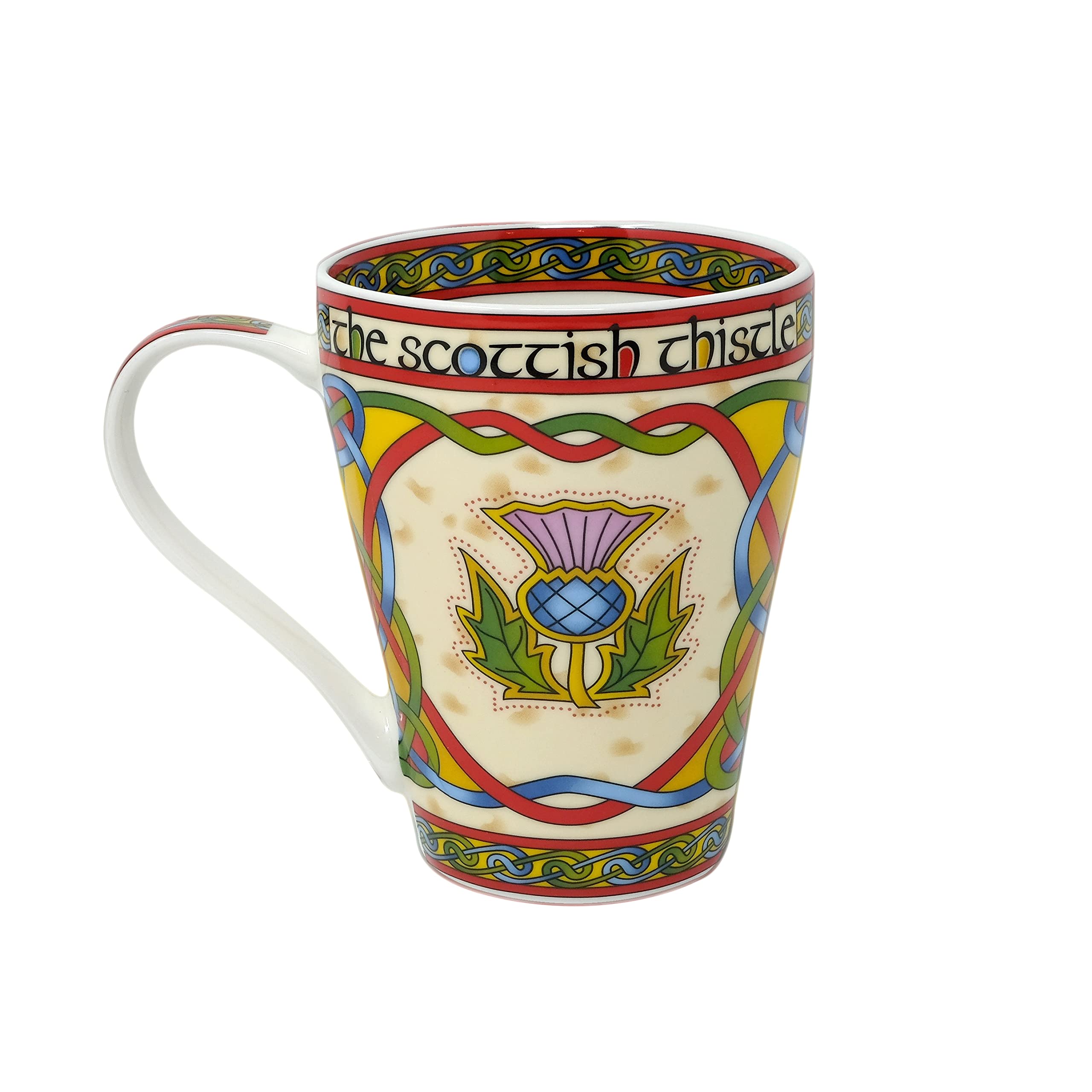 Royal Tara The Set Of 2 Scottish Thistle Celtic Mug