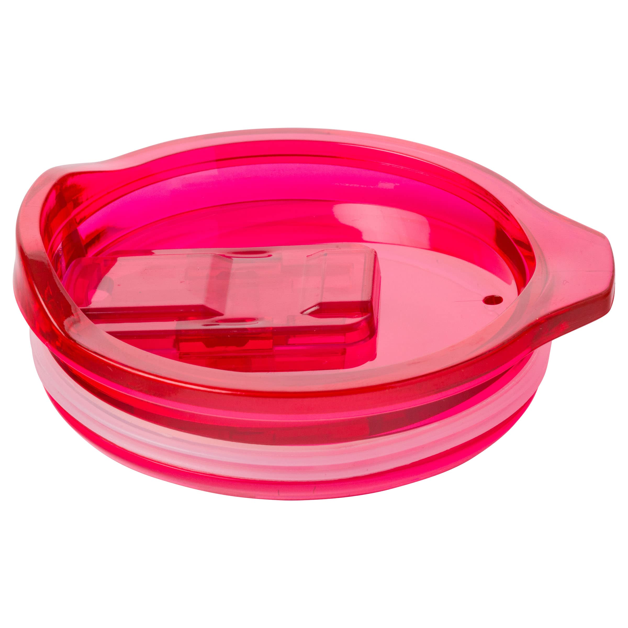 Silver Buffalo Hello Kitty Strawberry Face Double Wall Travel Tumbler W/Slide Close Lid, 20 Ounces