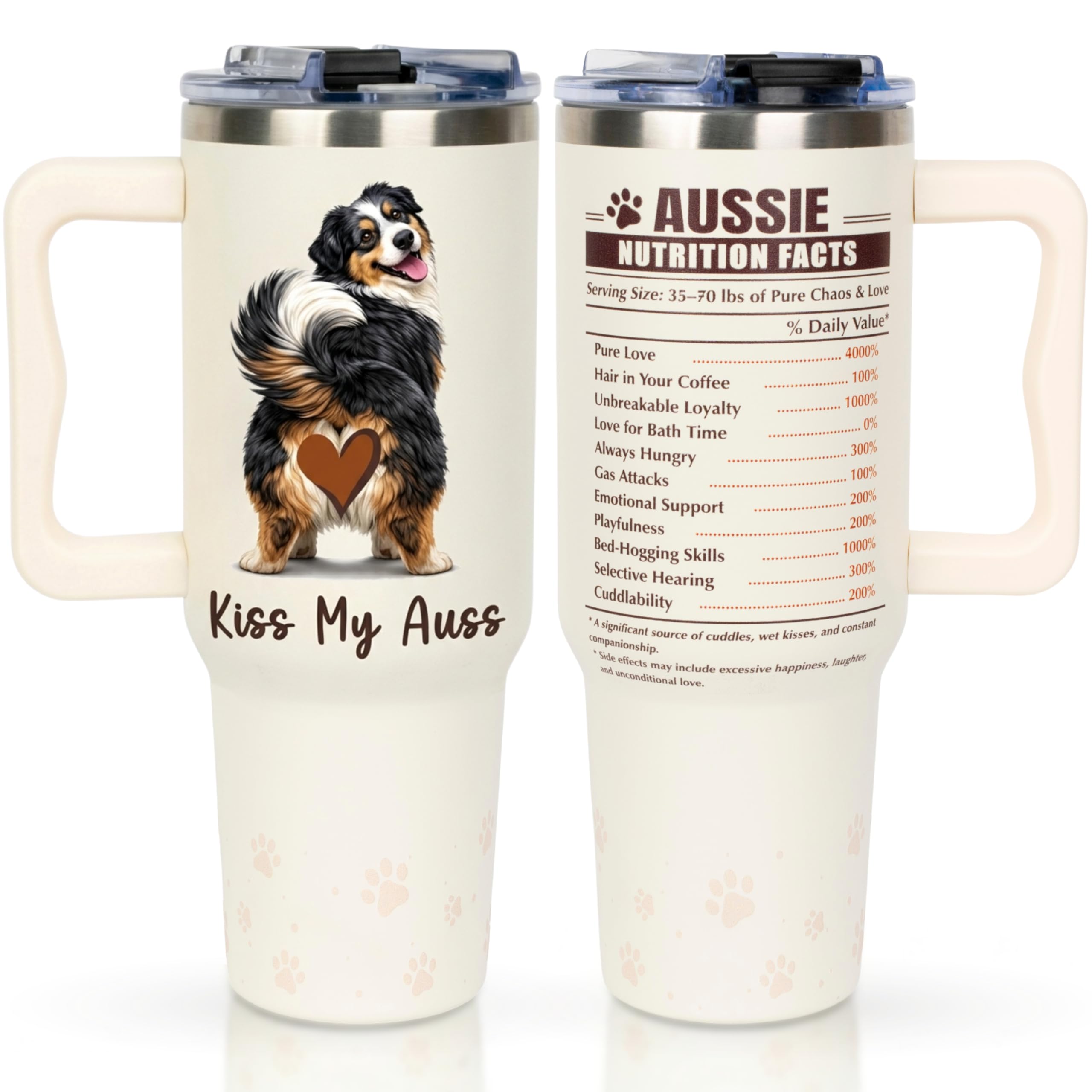 AT2Z GLOBAL Australian Shepherd Gifts, Aussie Mom Gifts, Australian Shepherd Gift for Women, Aussie Dog Birthday Gift, Funny Dog