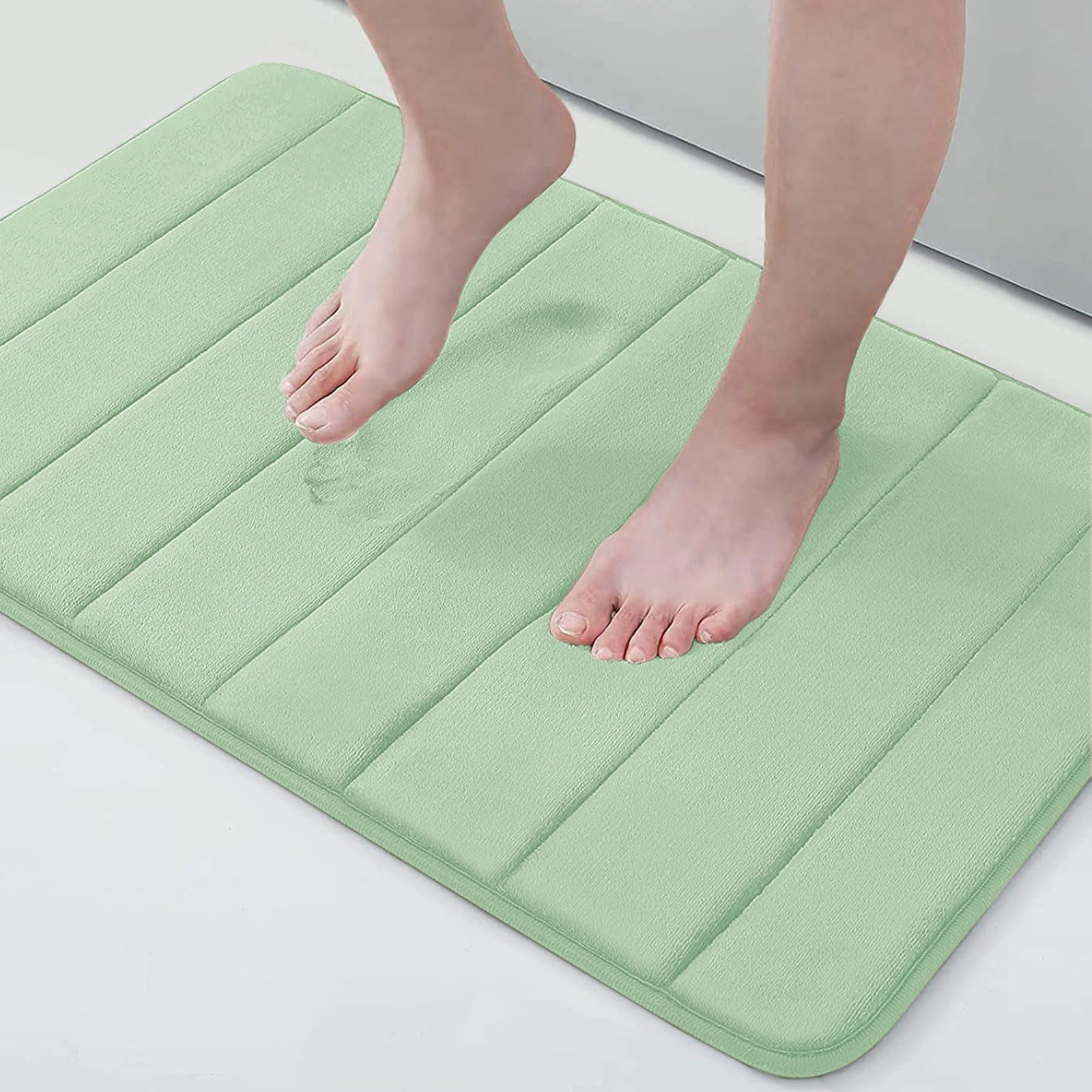 Buganda Memory Foam Bath Mat, 40 x 24, Ultra Soft and Non-Slip Bathroom Rugs, Water Absorbent and Machine Washable Bath Rug Runn