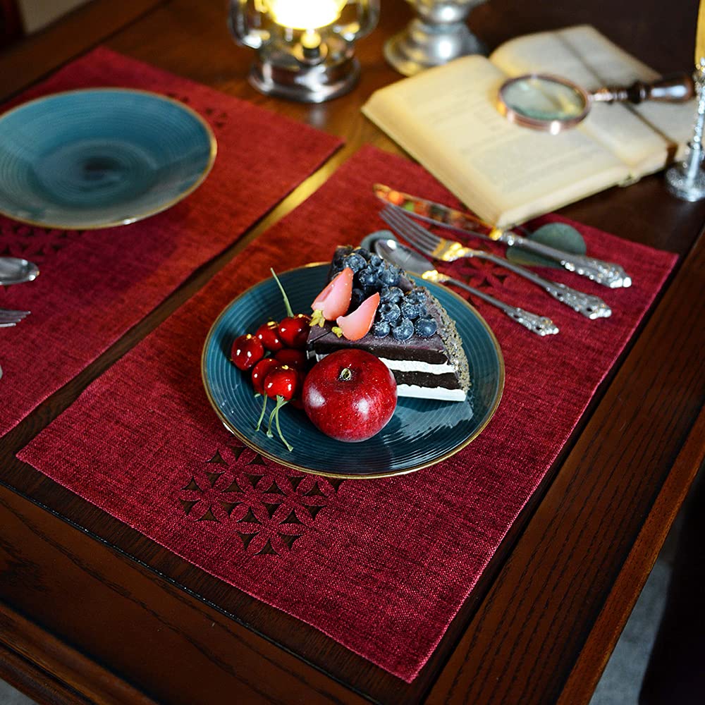 Artable Rectangle Table Runners Fabric Home Garden Table Runner With Well-Trimmed Edge For Picnics Indoor And Outdoor Dining Hol