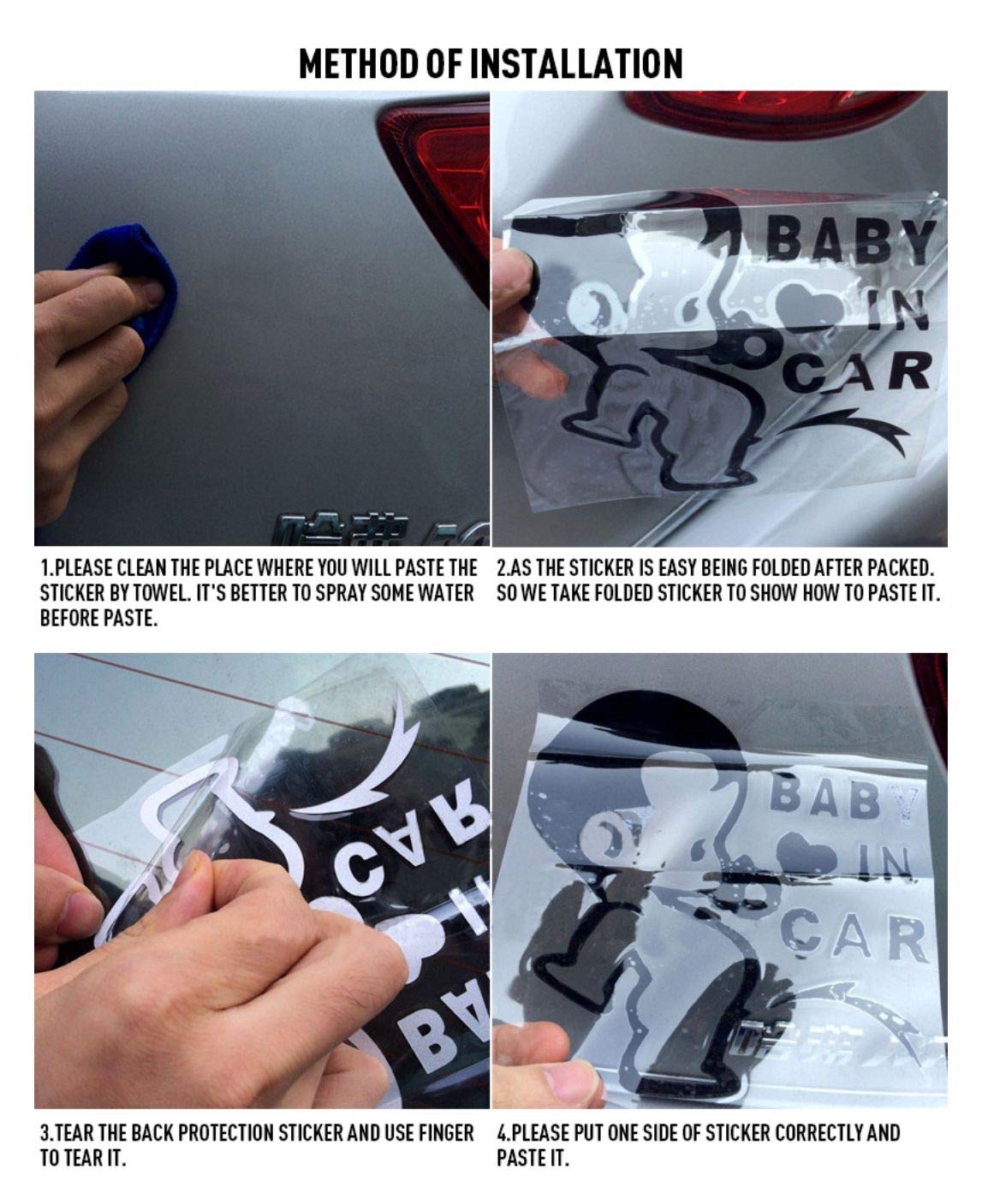 decalbazaar Vinyl Big Lord Ganesh Wall Door Glass Car Sticker Height 6 Inches (Set of 6 Pcs) Item Dimensions 10.5 x 19 Inches Gl