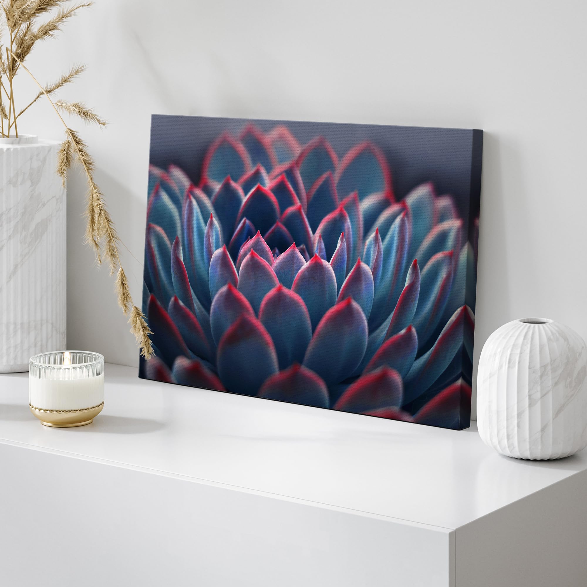 Wall26 Canvas Print Wall Art Desert Rose Succulent Nature Wilderness Photography Realism Floral Botanical Southwest Rustic Count