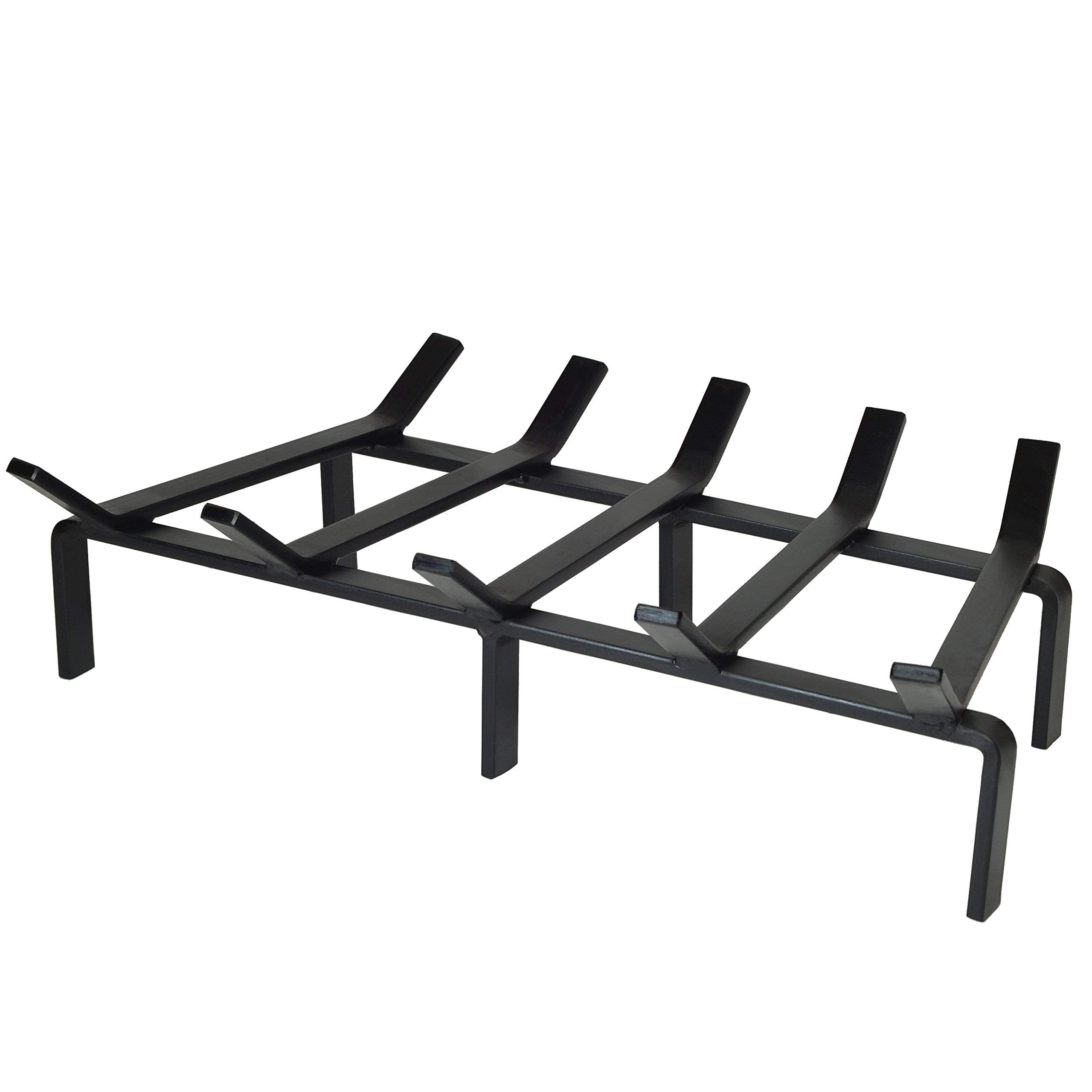 Steelfreak Heavy Duty Steel Fireplace Grate - Made In The Usa (21 Inch)