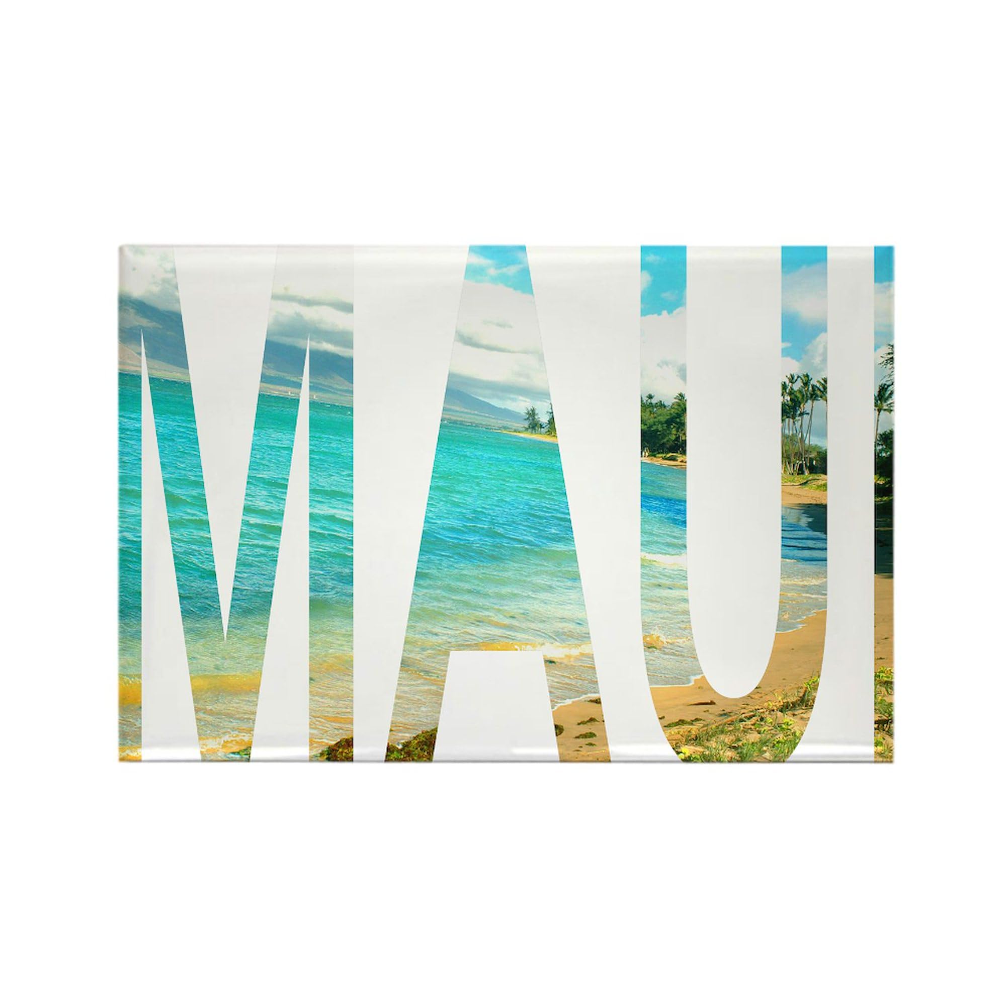 Cafepress Maui Rectangle Magnet, 3''X2'' Refrigerator Magnet