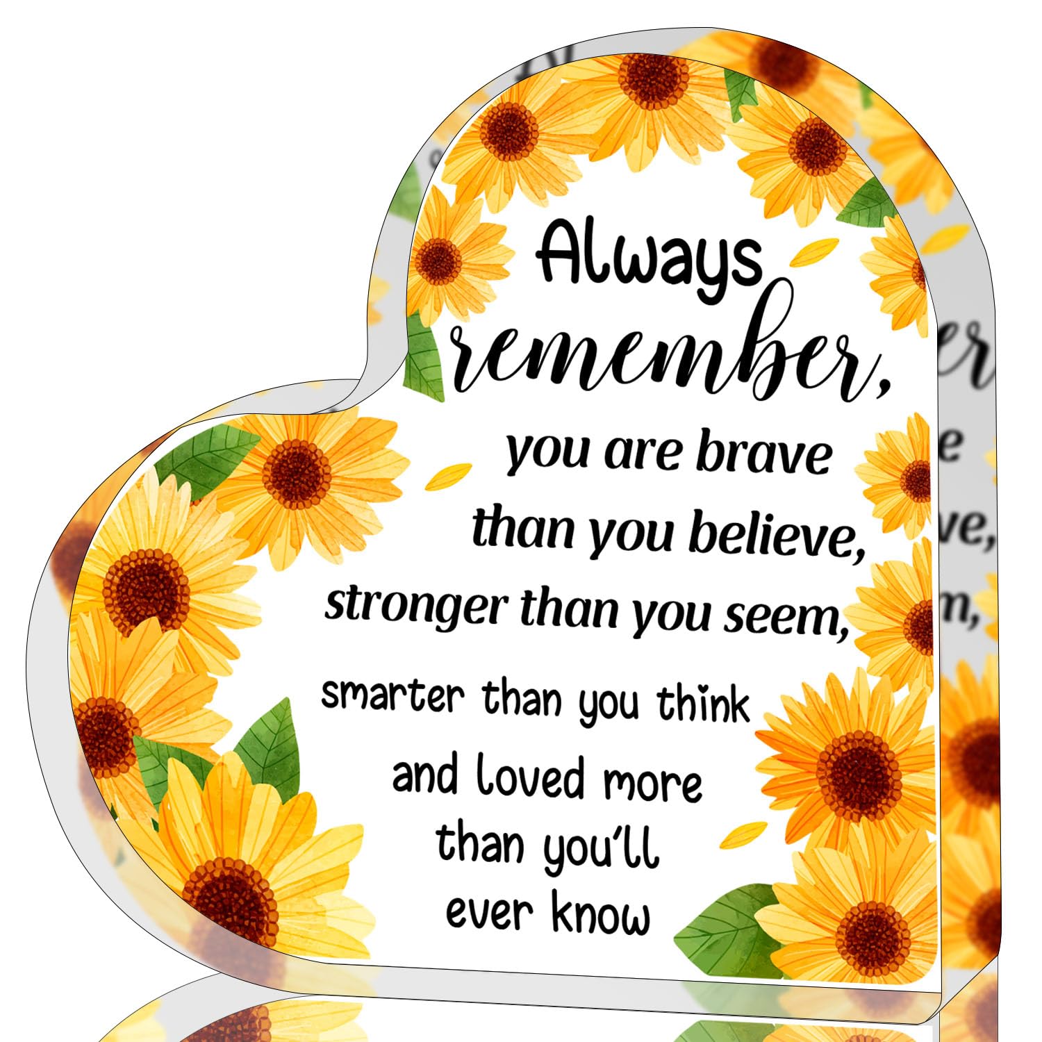 Positive Decor Motivational Gifts,Inspirational Encouragement Gifts for Friend Coworker, Positive Cheerful Mindset Gifts Good Vi