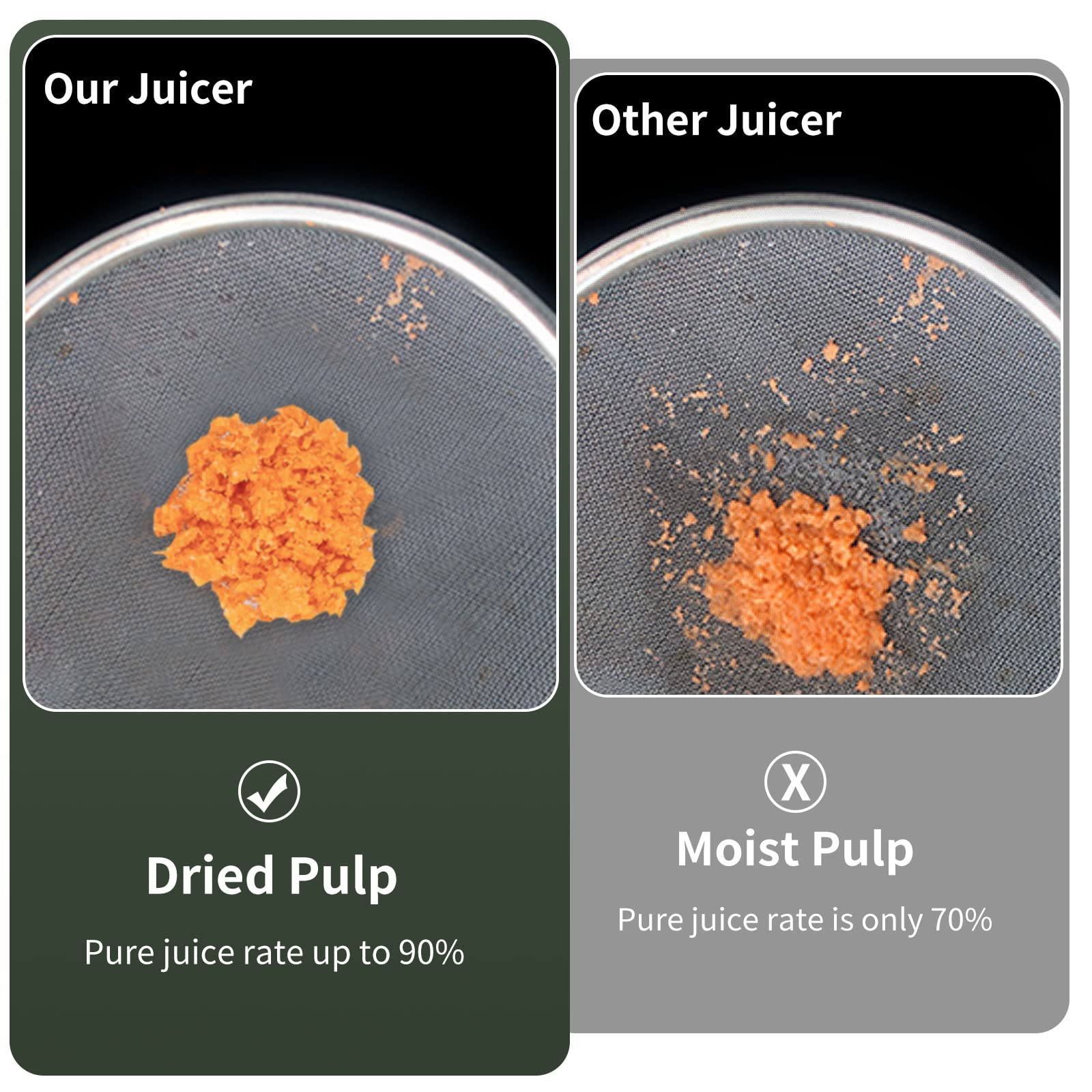 Masticating Juicer Machines, Cold Press Slow Juicer Machines Easy To Clean, High Juice Yield Vegetable Juicer For Beet Carrot, O