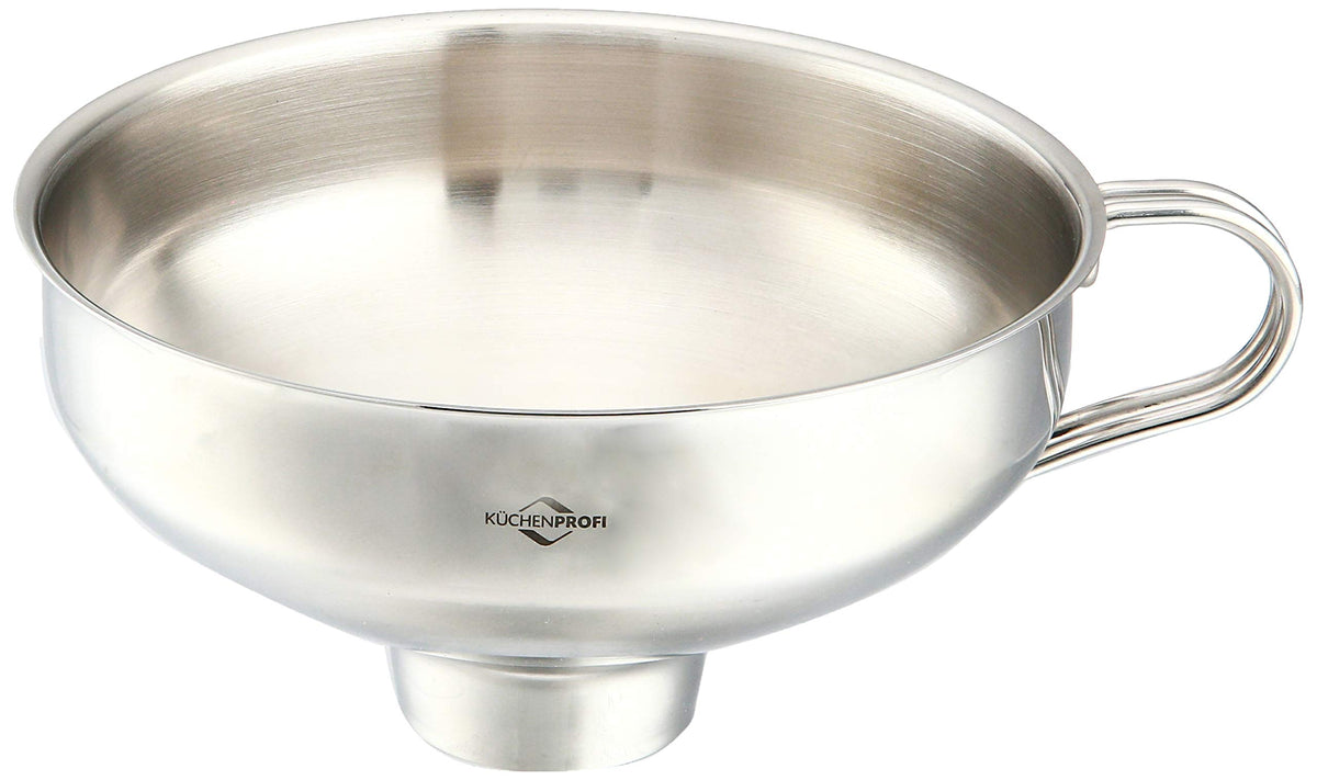Kchenprofi 18/10 Stainless Steel Jam Funnel - Silver - Metal Funnels For Kitchen Use - Wide Mouth Kitchen Funnel