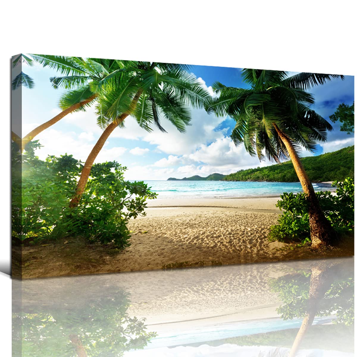 Beach Pictures Canvas Wall Art For Living Room Bedroom Or Bathroom Wall Decor,Seascape Wall Art Print Paitnings For Home Decor,C