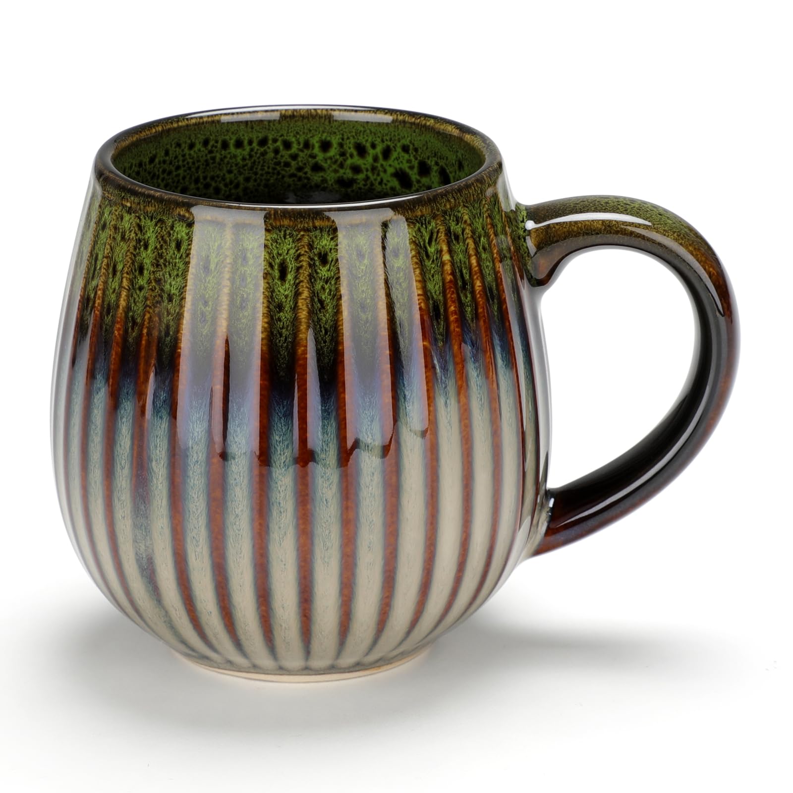 CosyCorner Ceramic Coffee Mug, 17 oz Large Coffee Cups for Home and Office, Ceramic Cup for Coffee & Tea(B)
