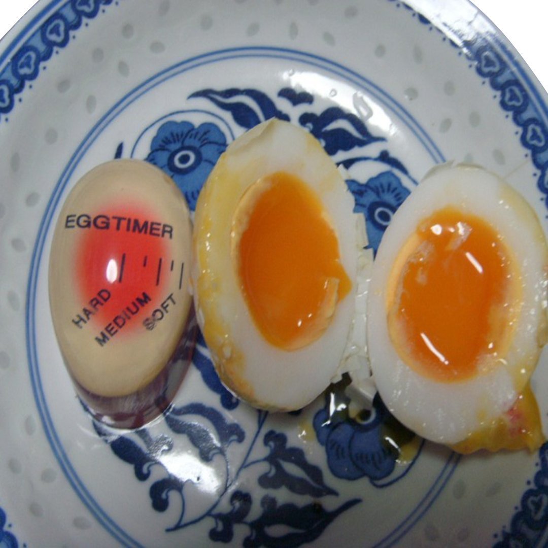 Colour Changing Egg Perfect Egg Timer Boiled Egg Timer -Red