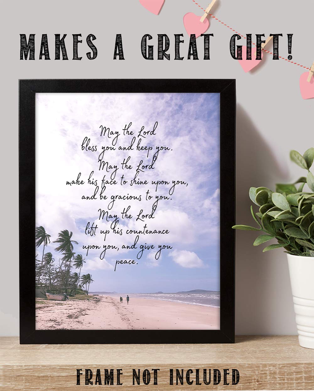 Book Of Numbers Bible Wall Decor, Book Bible Christian Quote Decor, Bible Verse Wall Print, Bible Quote 11 X 14 Wall Print, Insp