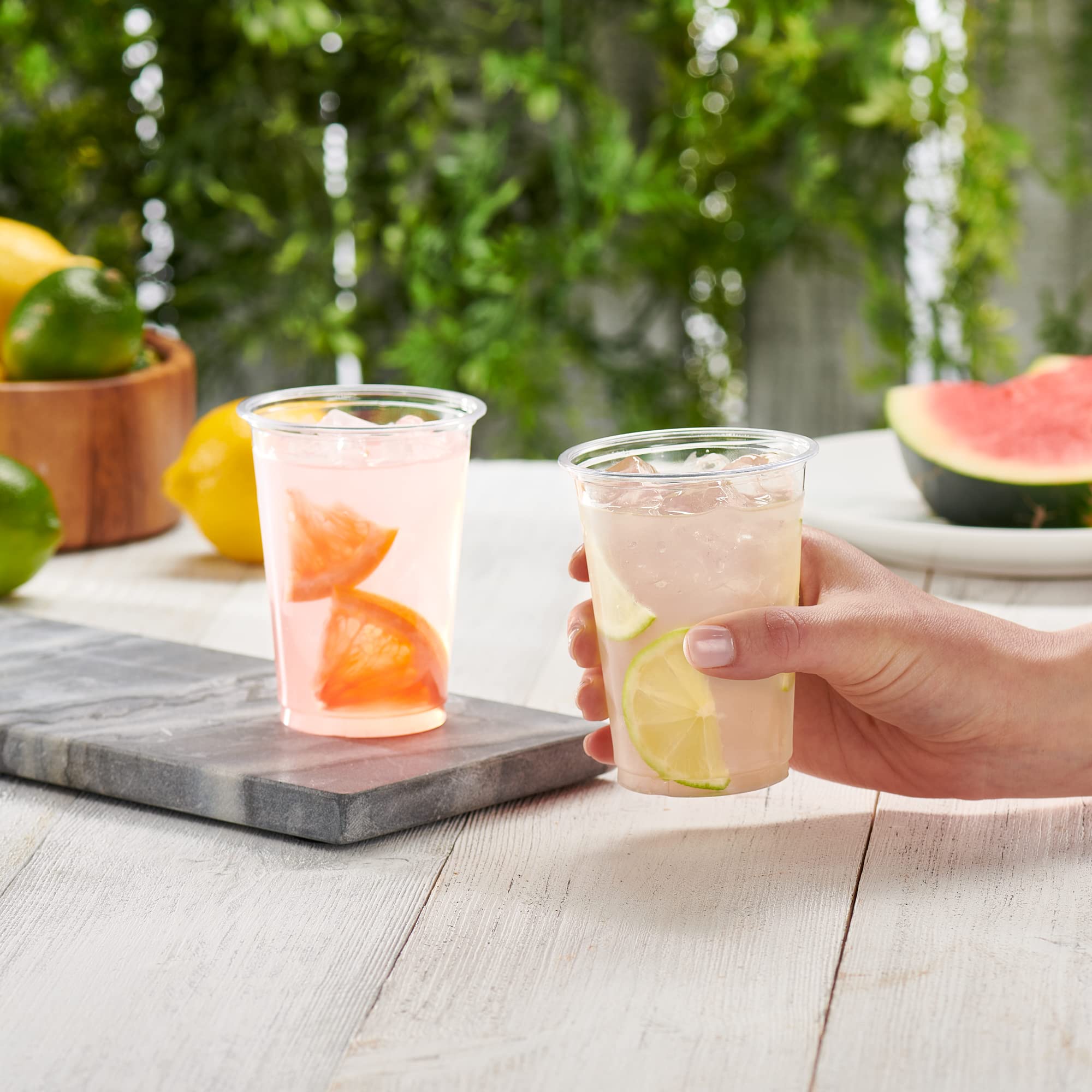 Comfy Package [10 Oz. - 100 Pack Crystal Clear Pet Plastic Cups