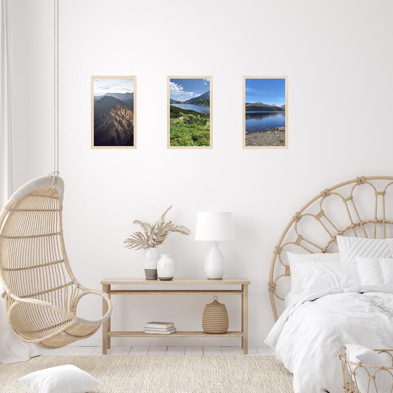 JCJMY 8.5x14 Picture Frame for Wall Hanging, Wall Mounting Horizontally or Vertically, 8.5 x 14 Wall Gallery Poster Photo Frame