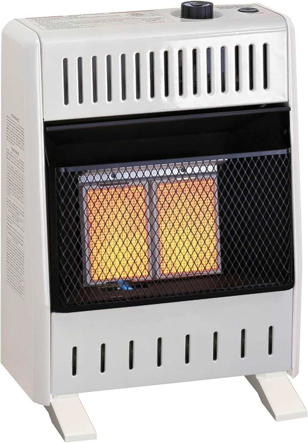 Procom Ml100Tpa-B Ventless Propane Gas Infrared Space Heater With Thermostat Control For Home And Office Use, 10000 Btu, Heats U