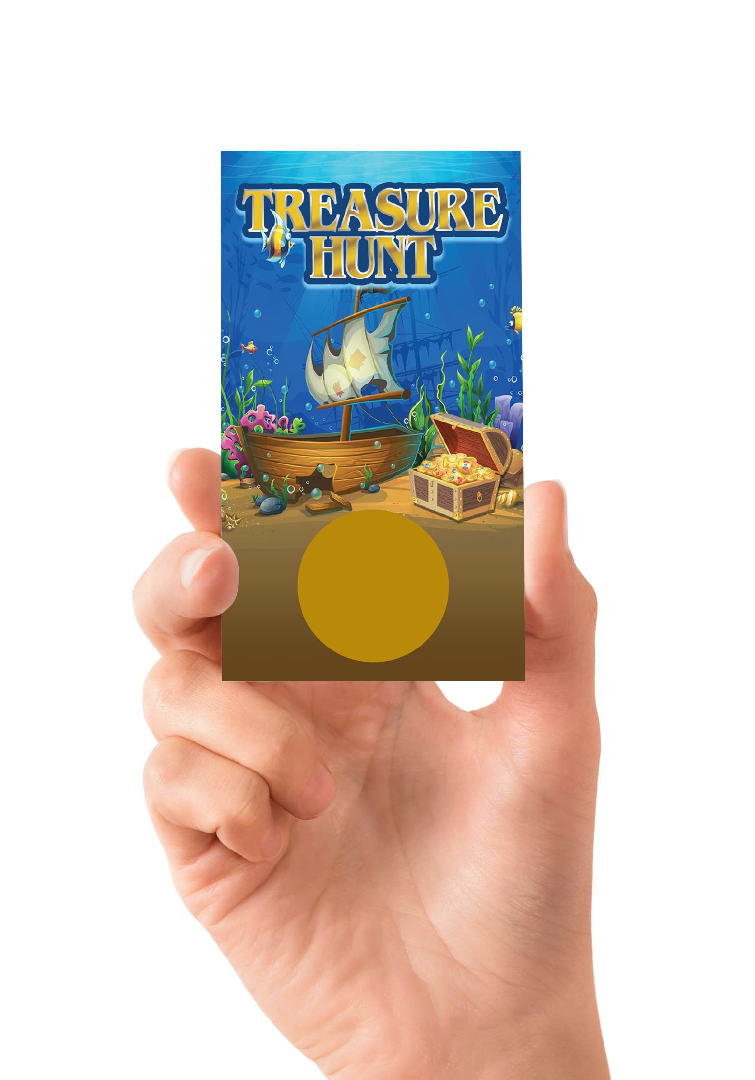 Promo Printing Group, Inc. Treasure Hunt Scratch Off Cards - 30 Cards - Scratch & Win Game For Adults - Ages 168+