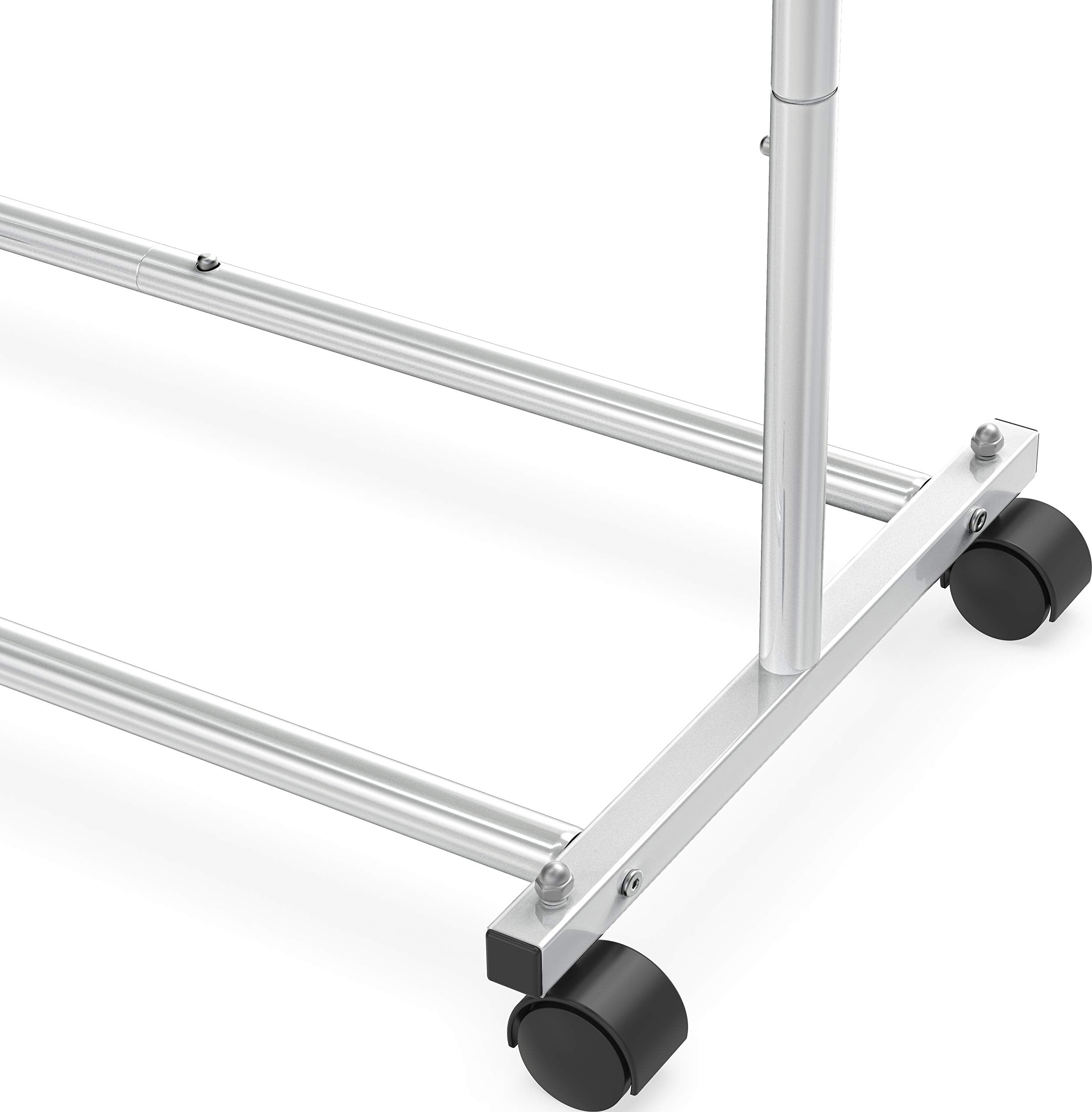 Simple Houseware Standard Rod Garment Rack, Silver