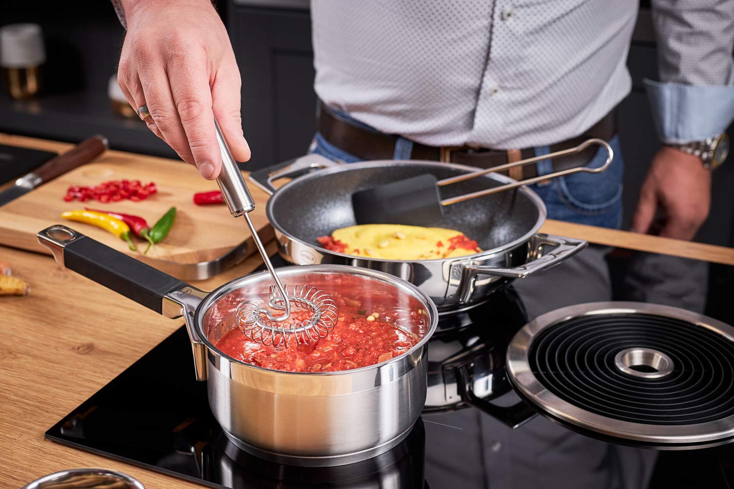 Rosle Stainless Steel Spiral Whisk, 10.6-Inch