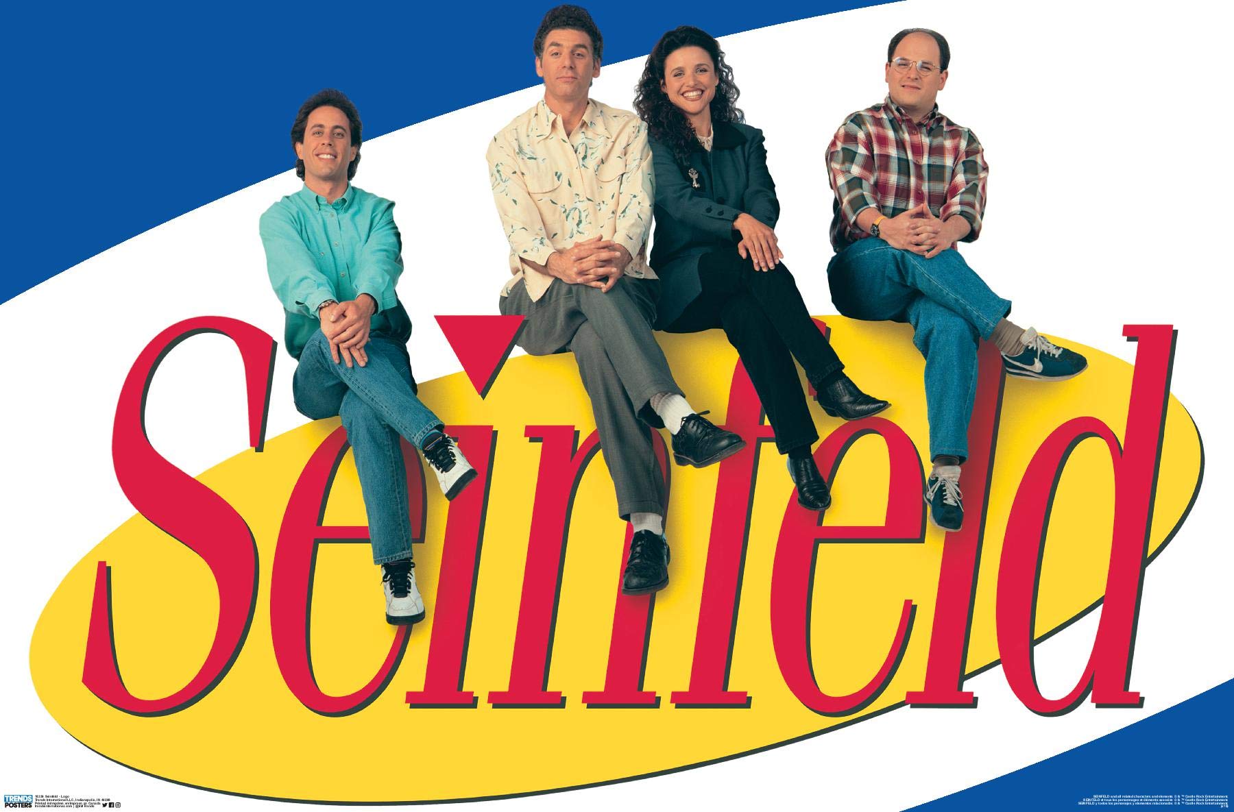 Trends International Seinfeld - Logo Wall Poster, 22.375'' X 34'', Premium Unframed Version