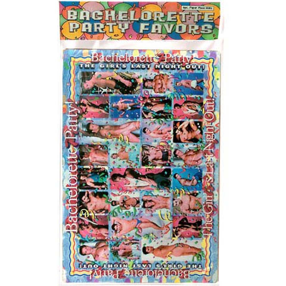 Bachelorette Party Favors Place Mats, Multicolor