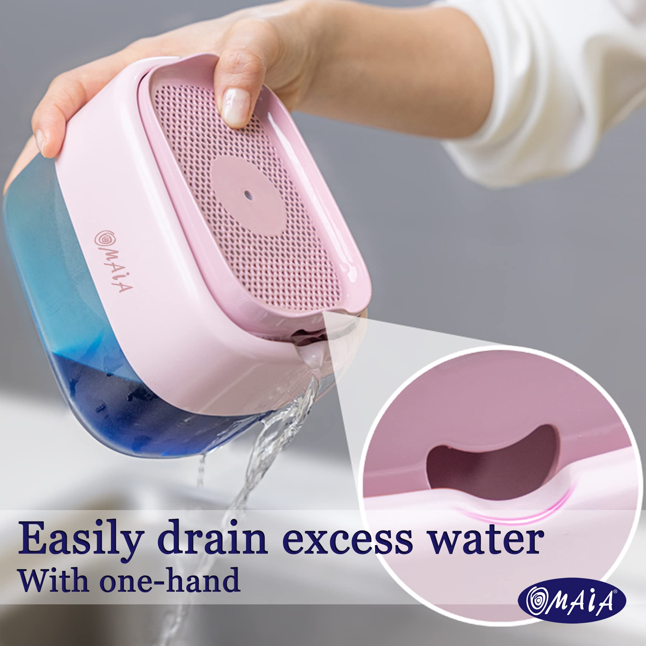 Omaia Dish Soap Dispenser For Kitchen Sink - Pink Kitchen Gadgets 2023 - Dishwashing Liquid Dispenser For Kitchen - Sink Counter