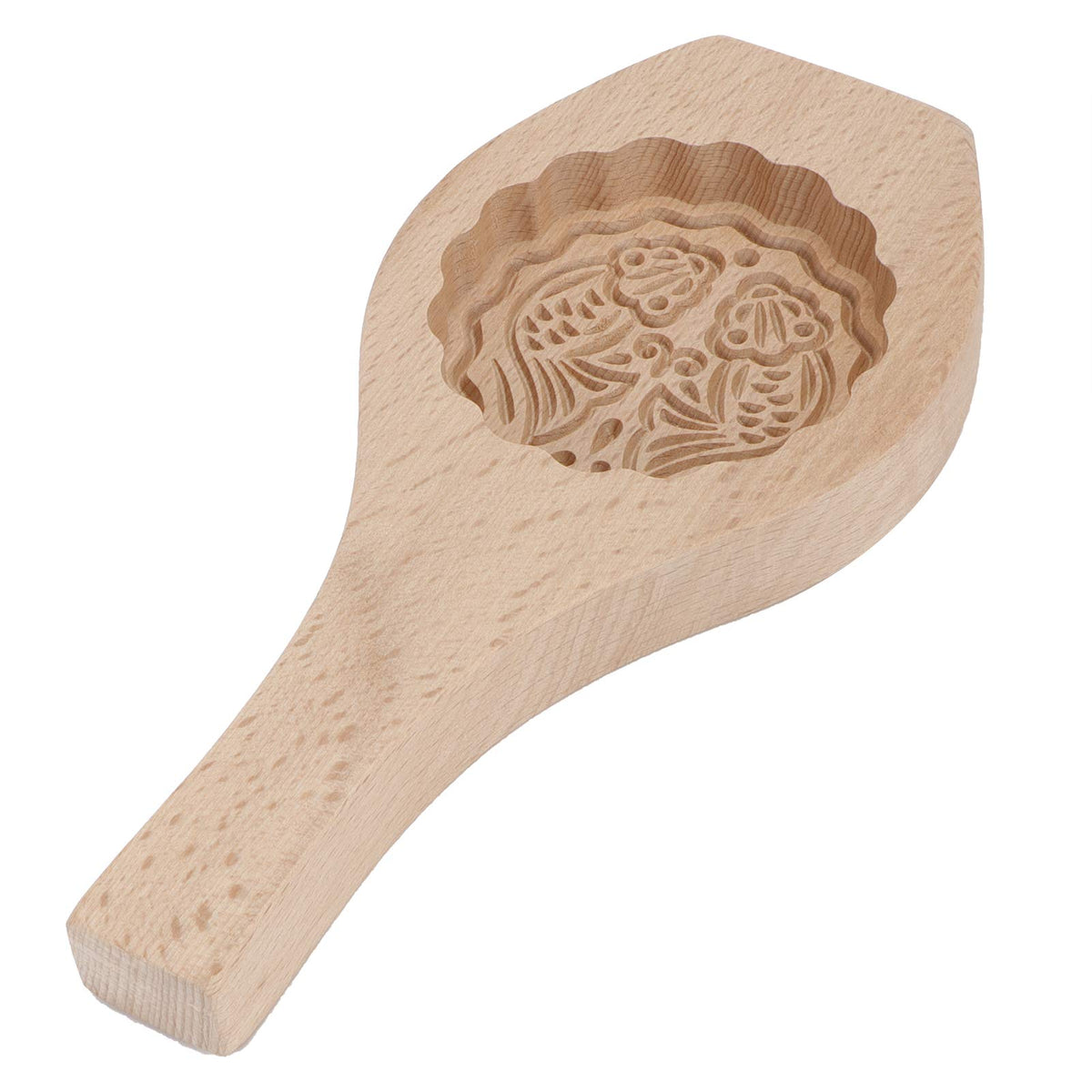 Wood Mooncake Diy Cookies Fondant Cake Baking Handwork Kitchen Decoration Tools(Fish 2)