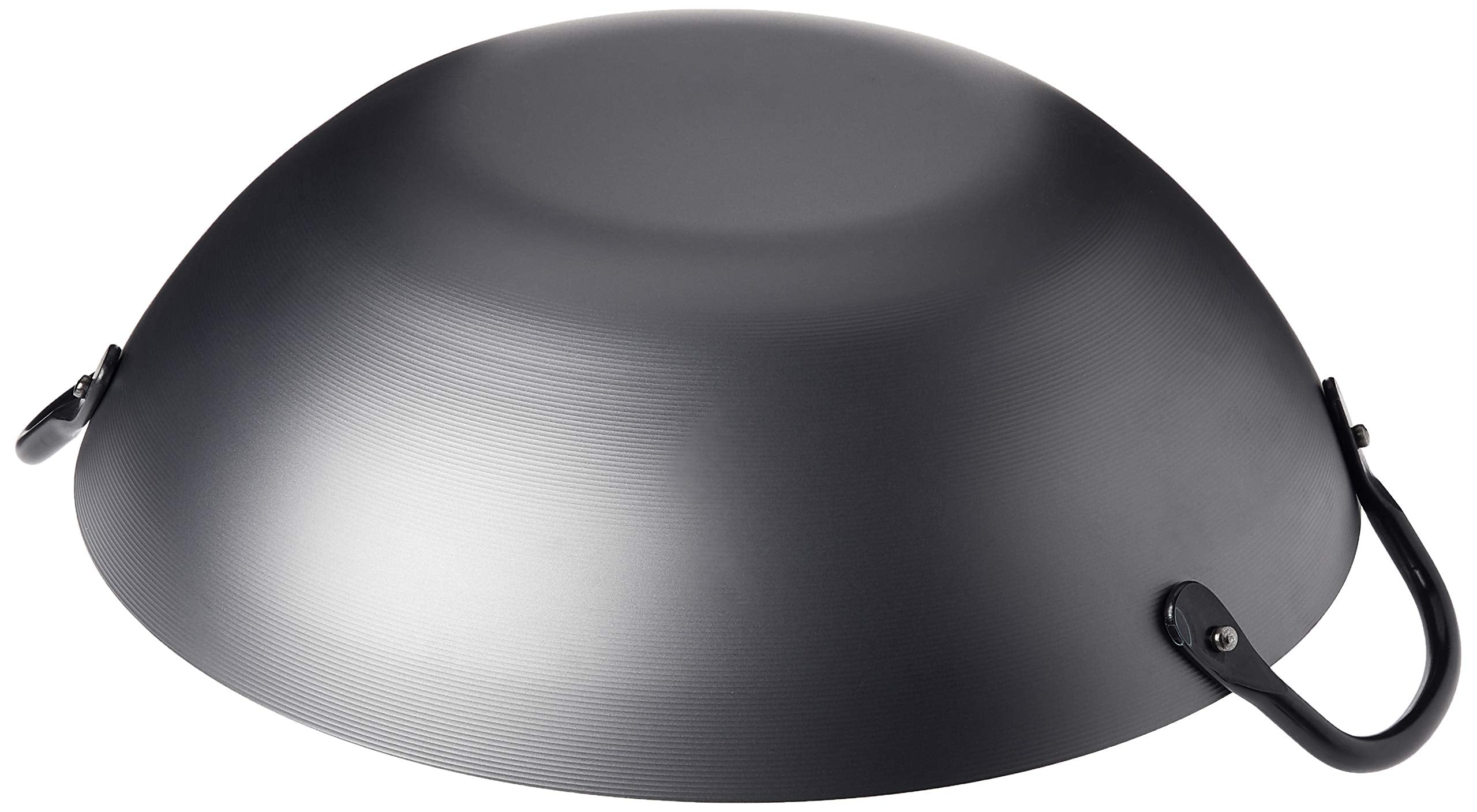 Yoshikawa Black Steel Canton Wok, 13