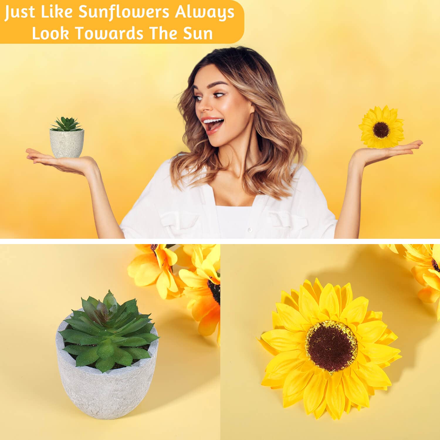 Sunshine Gifts, 10 Pcs Sunflower Gifts For Women, Get Well Soon Gifts For Women, Care Package For Women,Self Care Gifts For Wome