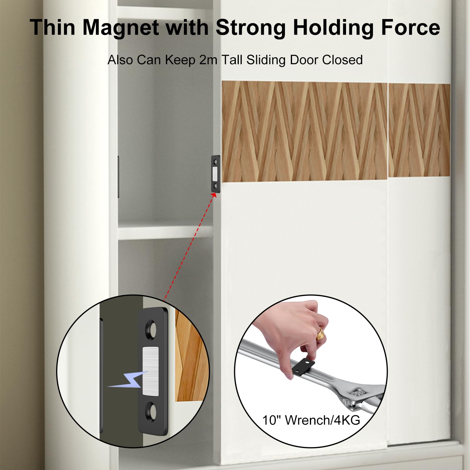 Cabinet Magnetic Catch Jiayi 6 Pack Ultra Thin Cabinet Door Magnets Stick on Drawer Magnets Cabinet Latch Magnetic Closures for Cabinets Kitchen Closet Door Closing Magnetic Door Catch Closer