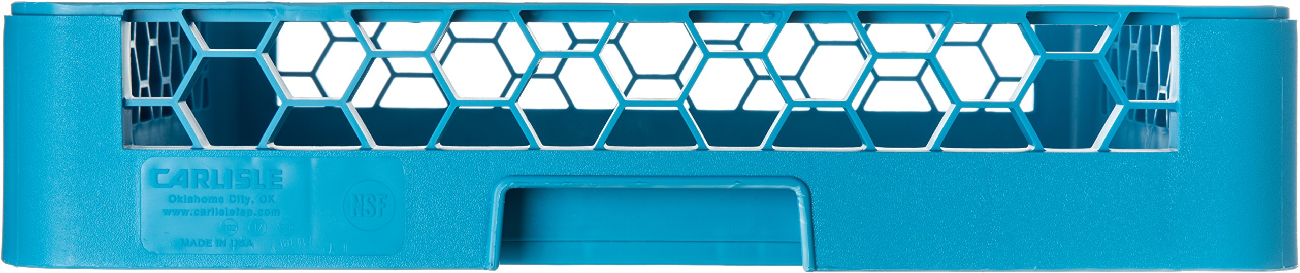 Carlisle Foodservice Products Opticlean Flatware Rack Dishwashing Tray For Kitchens And Restaurants, Plastic, 18.25 Inches, Blue