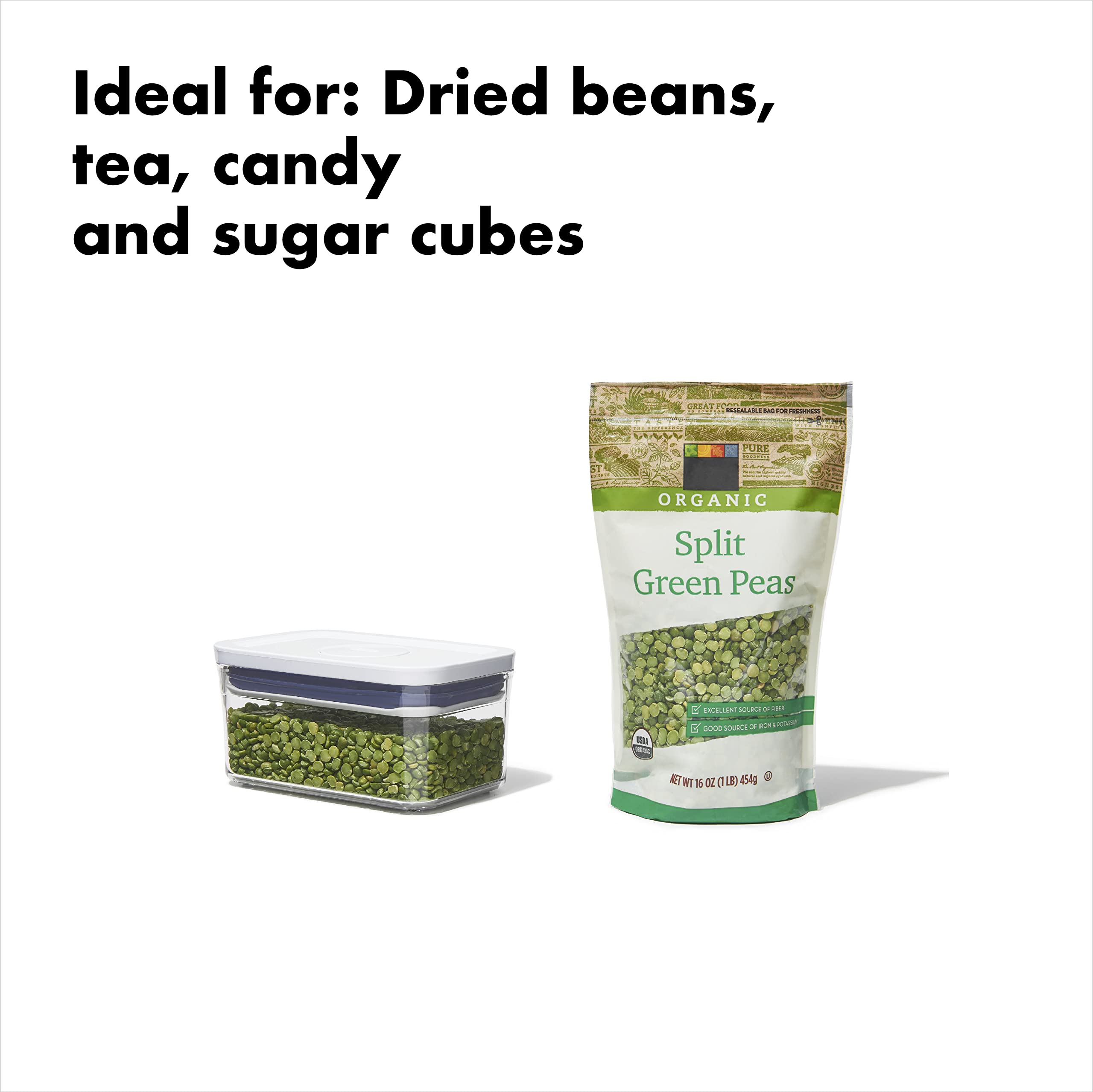 Oxo Good Grips Pop Container - Rectangle Mini 0.6 Qt