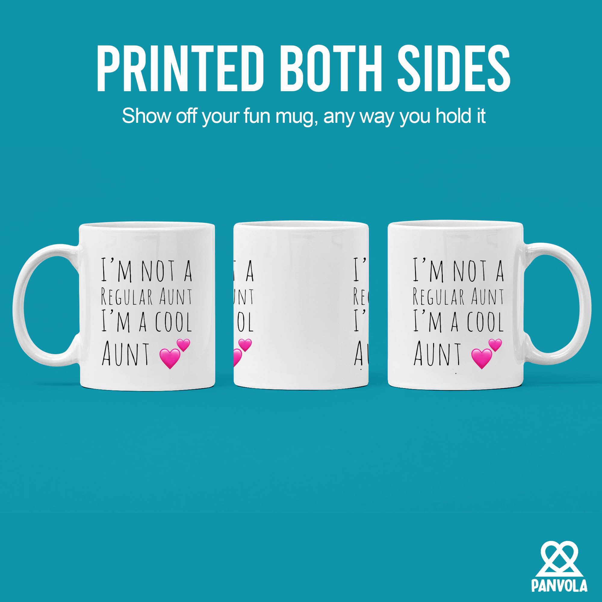 Panvola I'M Not A Regular Aunt I'M A Cool Aunt Gifts Mother'S Day From Niece Nephew Sister Brother Husband Boyfriend New Tia Cer