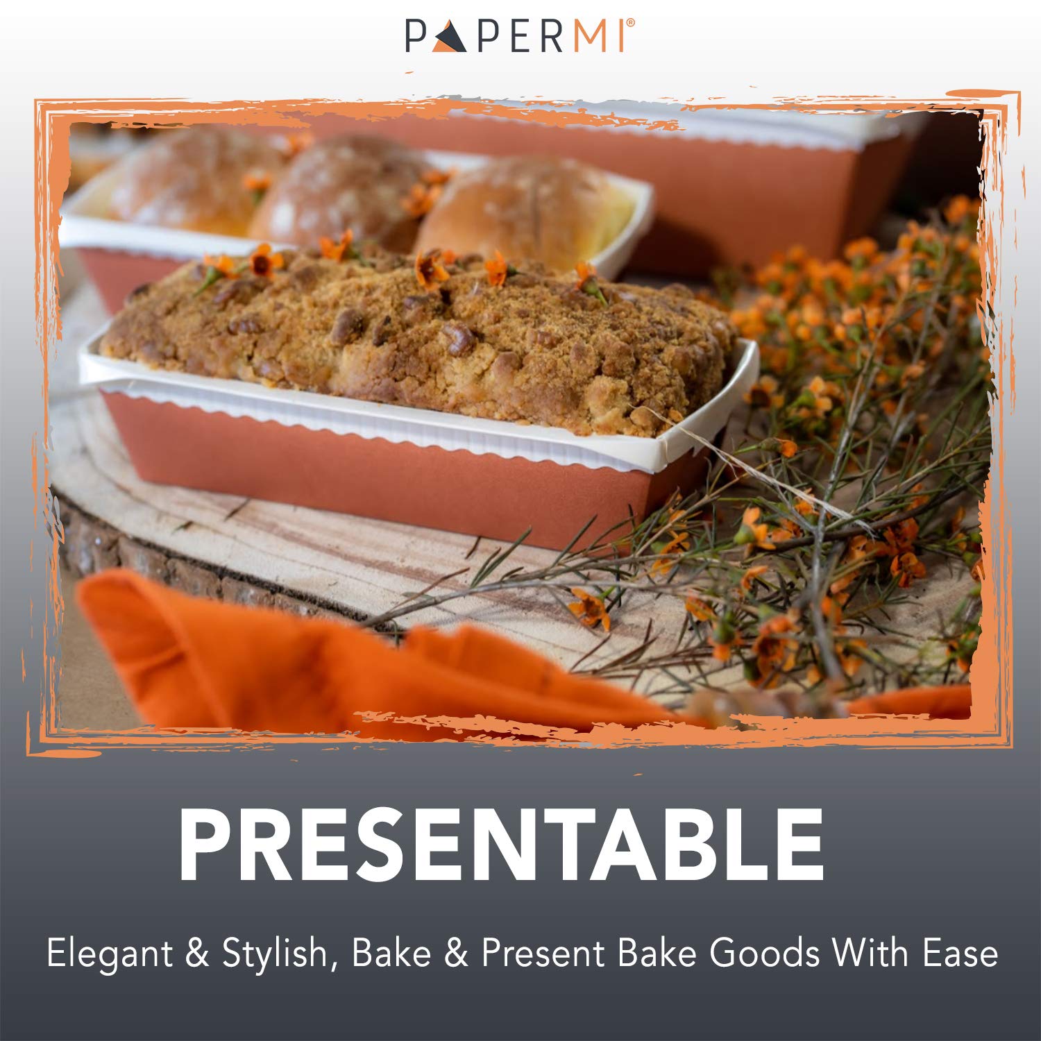Paper Loaf Pans - 24Pcs, 6.5    X 2.5   , 1.75   , 14Oz - Oven, Microwave & Freezer Safe - Paper Cake Pans You Can Take From Bak