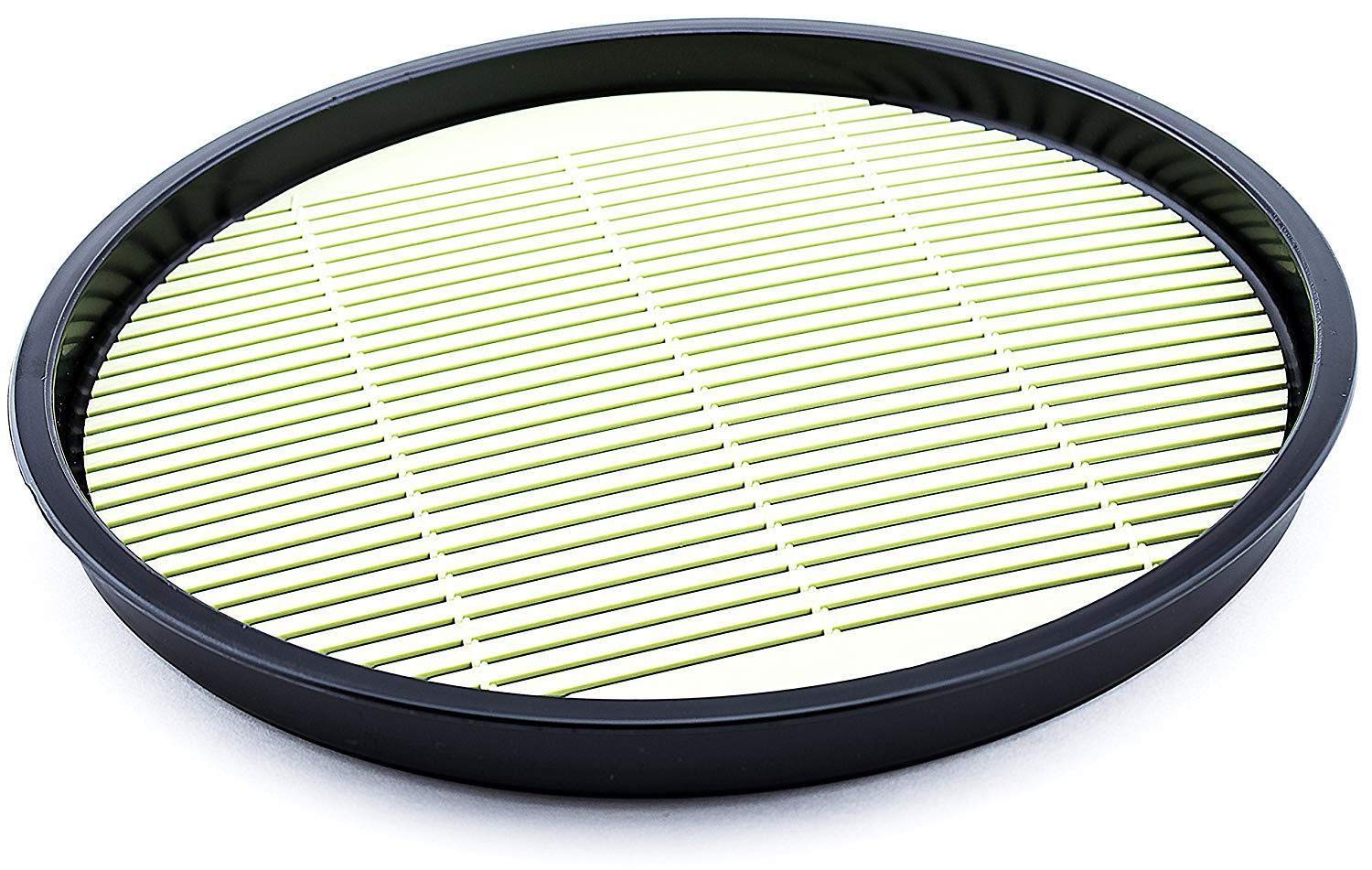 Round Soba Noodle Plate with Plastic Mat