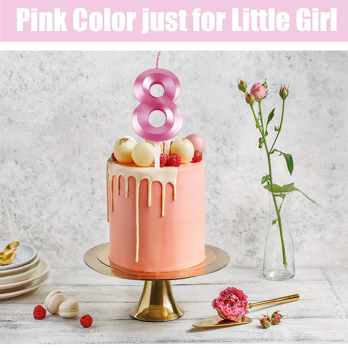 8Th Birthday Candle Sash And Tiara Sets,It'S My 8Th Birthday Sash Rhinestone Crown Happy Birthday Cake Topper 32Inch Foil Balloo