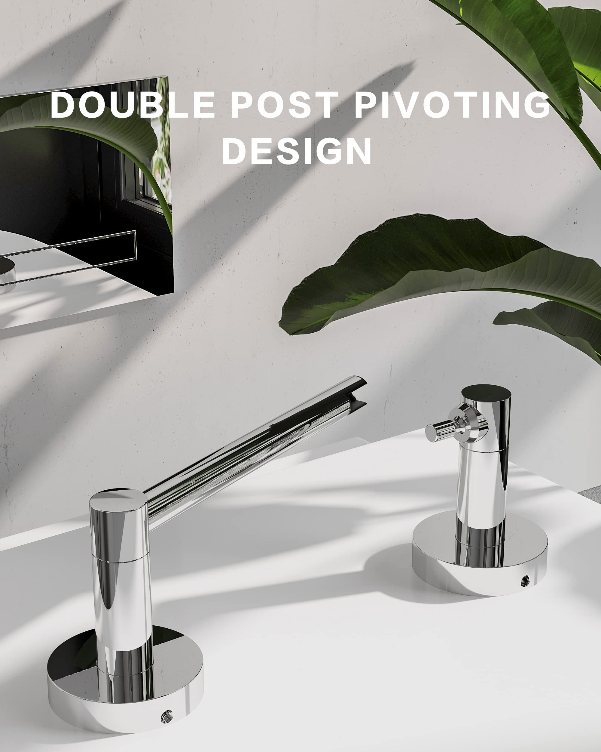 Fixsen Toilet Paper Holder Bathroom Tissue Roll Holder Stainless Steel And Zinc Alloy Wall Mount Detachable (Chrome, 1)