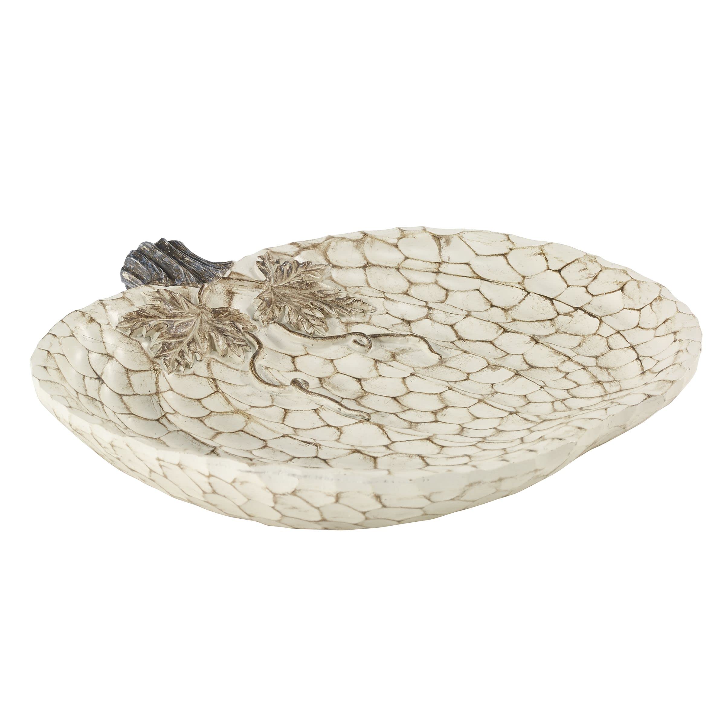 Avanti Linens - Soap Dish, Countertop Accessories, Fall Inspired Bathroom Decor (Grateful Patch Collection)