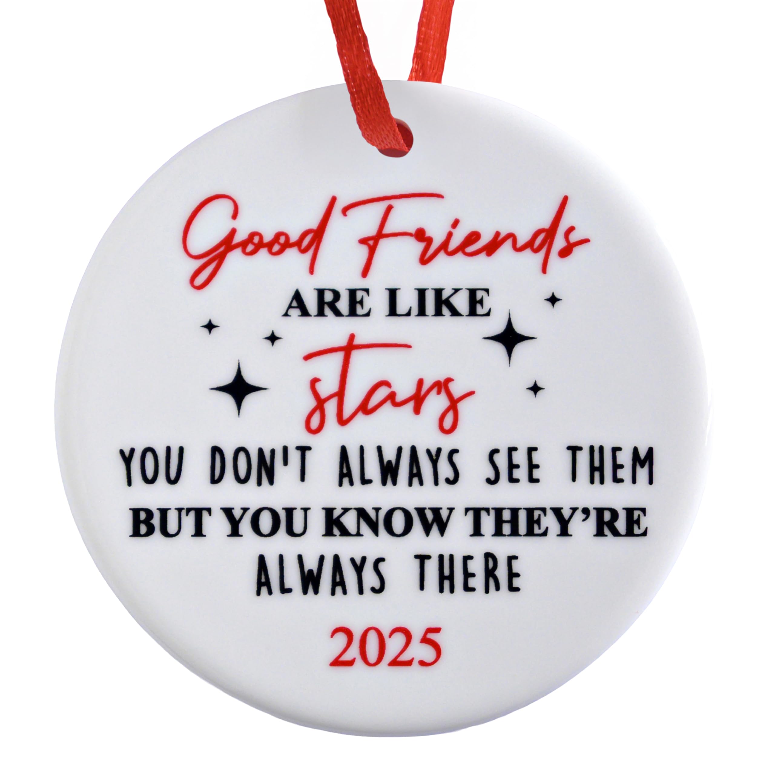 Good Friends are Like Stars Ornament 3 Inch, Friends Christmas Ornament, Friends Ornament, Christmas Friendship Tree Decor, Frie