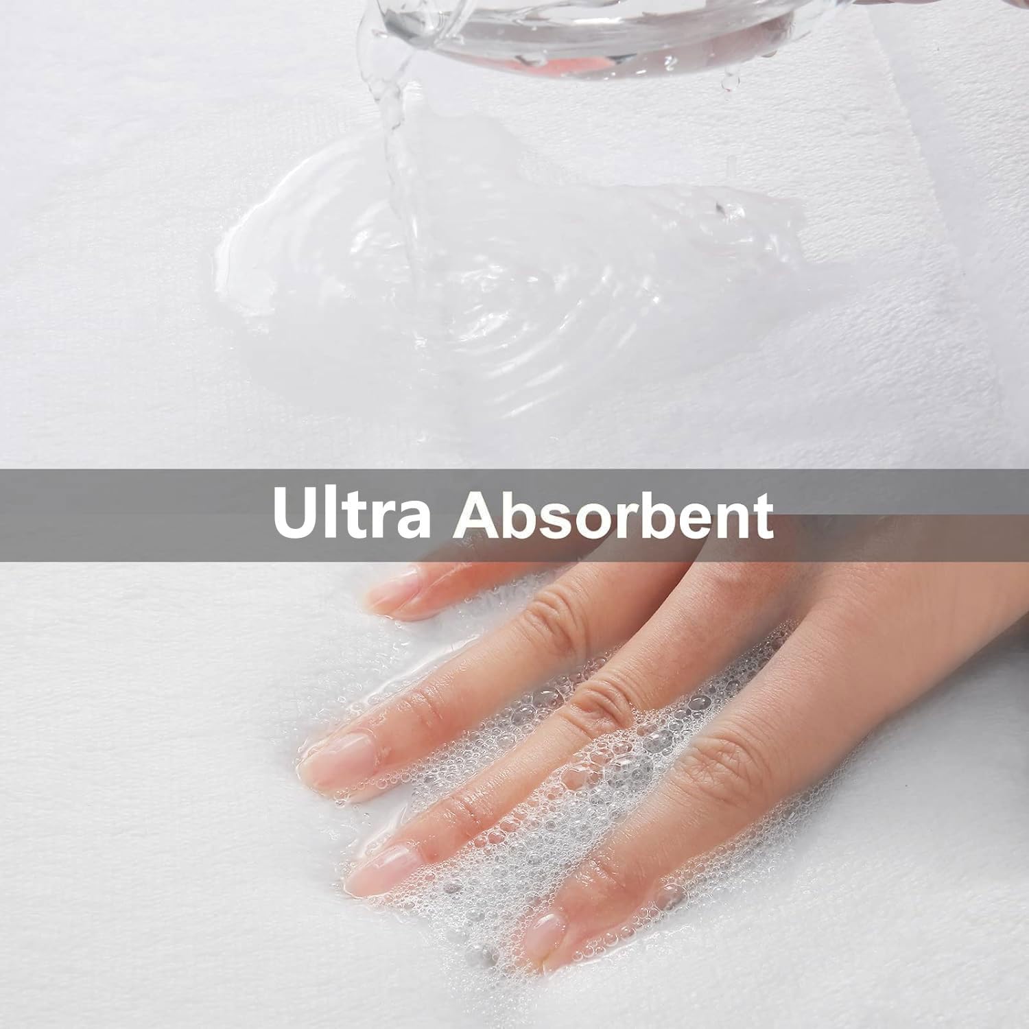 Buganda Memory Foam Bath Mat Rug, 34'' X 20'', Ultra Soft And Non-Slip Bathroom Rugs, Water Absorbent And Machine Washable Bath